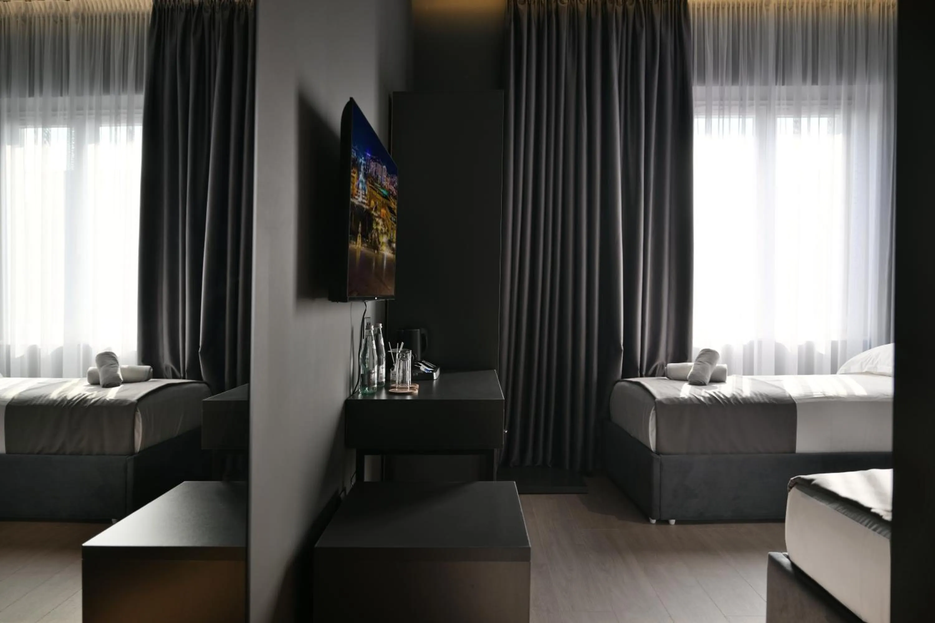 Bed in Hotel Bel Ami Tirana