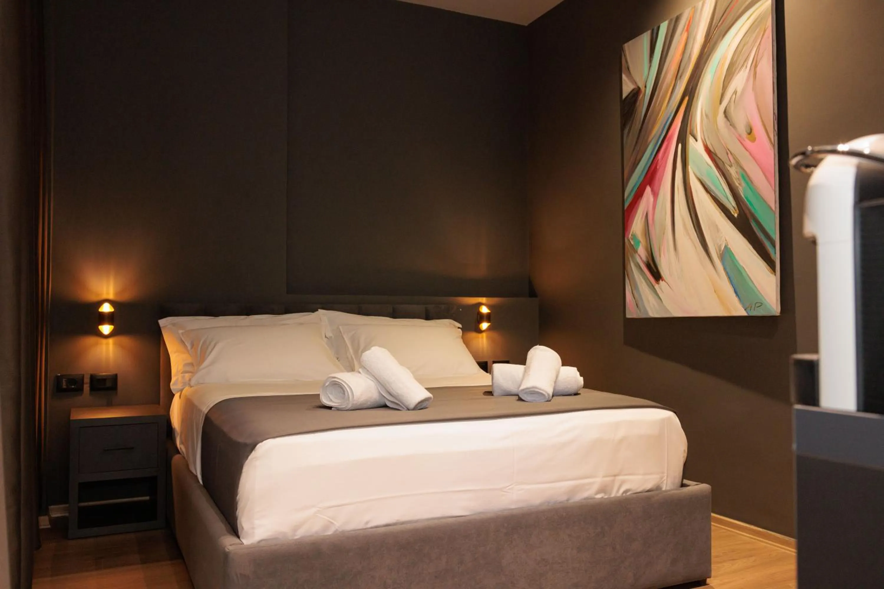 Bed in Hotel Bel Ami Tirana