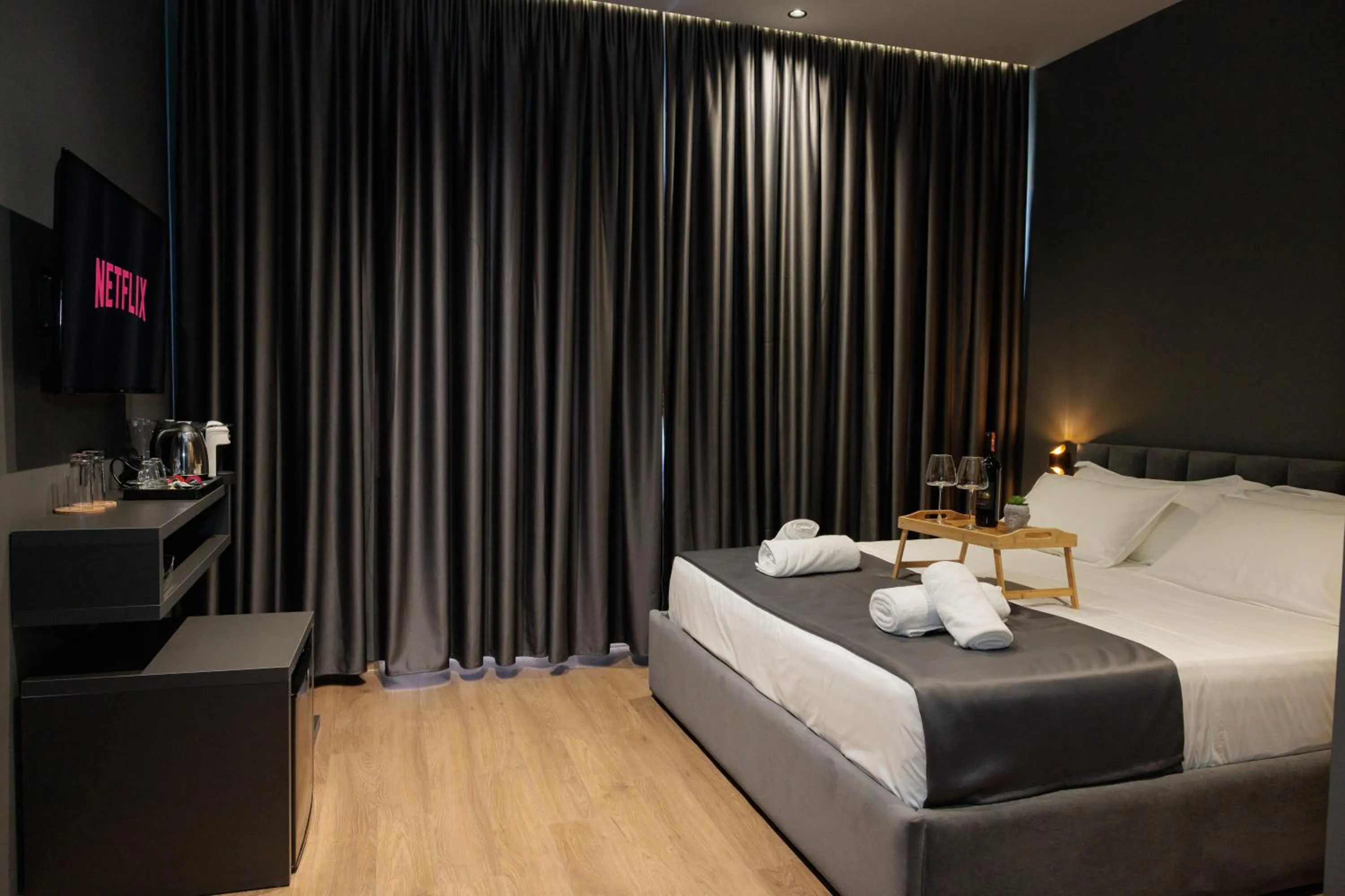 Bed in Hotel Bel Ami Tirana