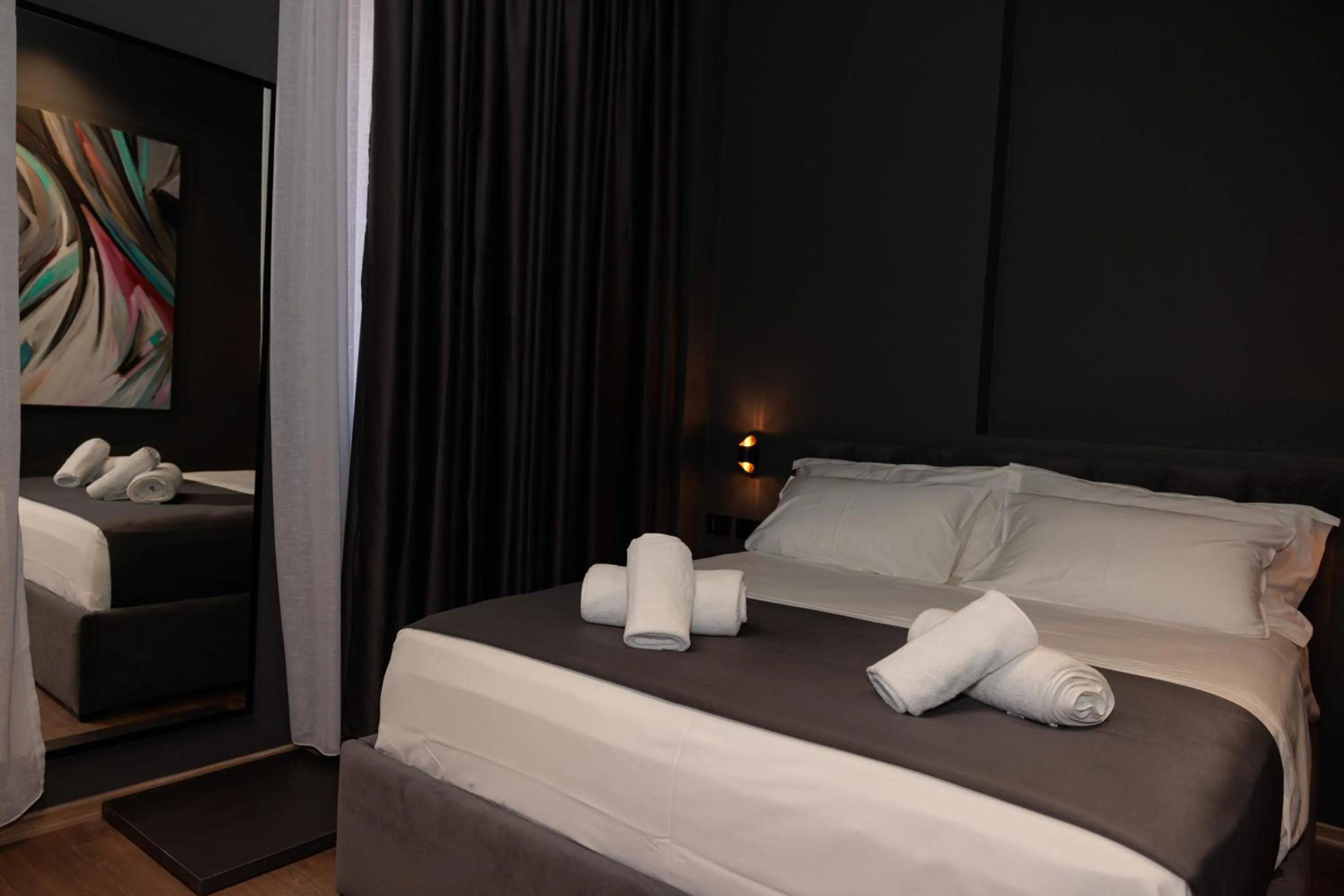 Bed in Hotel Bel Ami Tirana