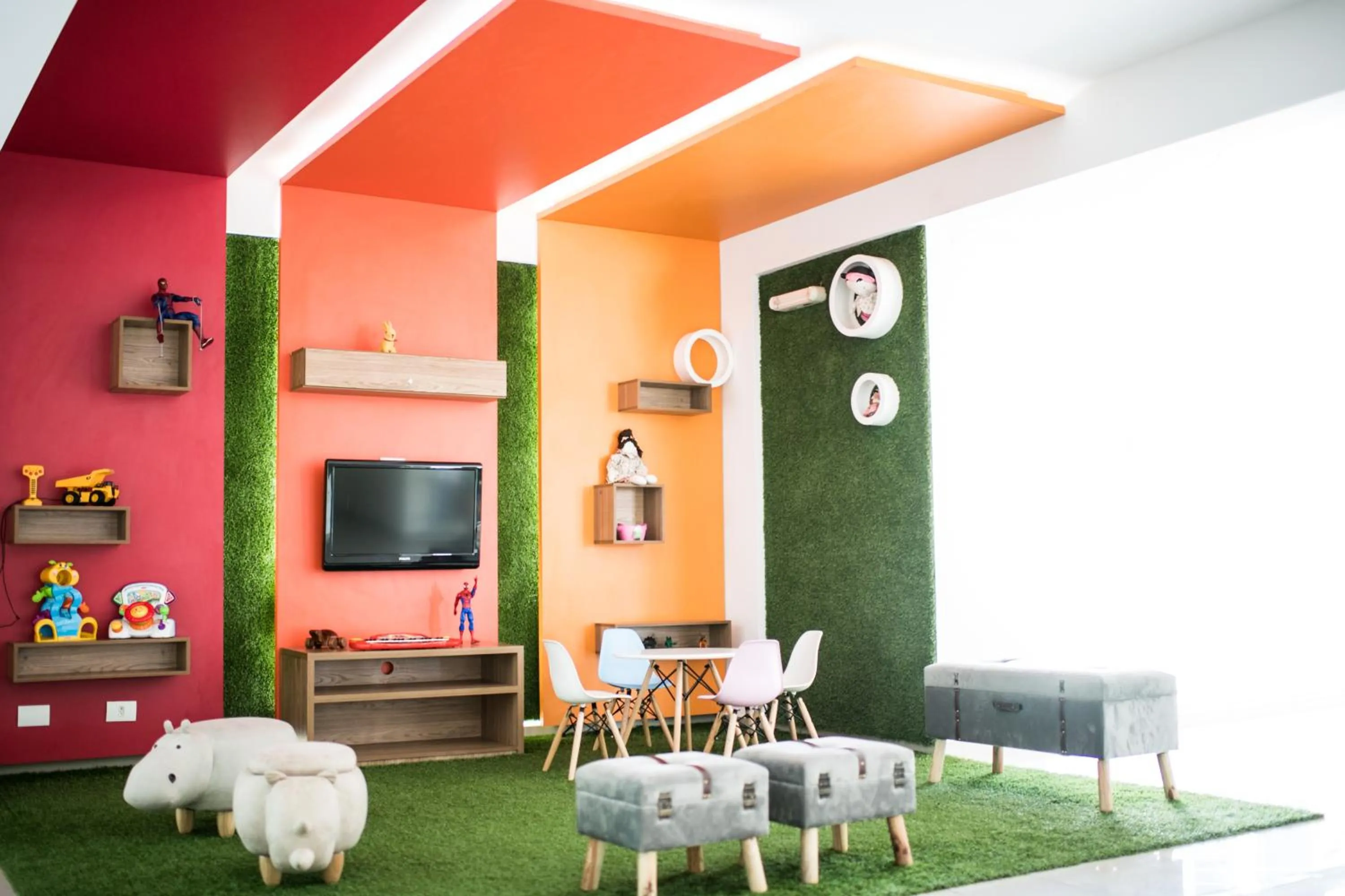 Seating area in Hotel Porto Real Aparecida
