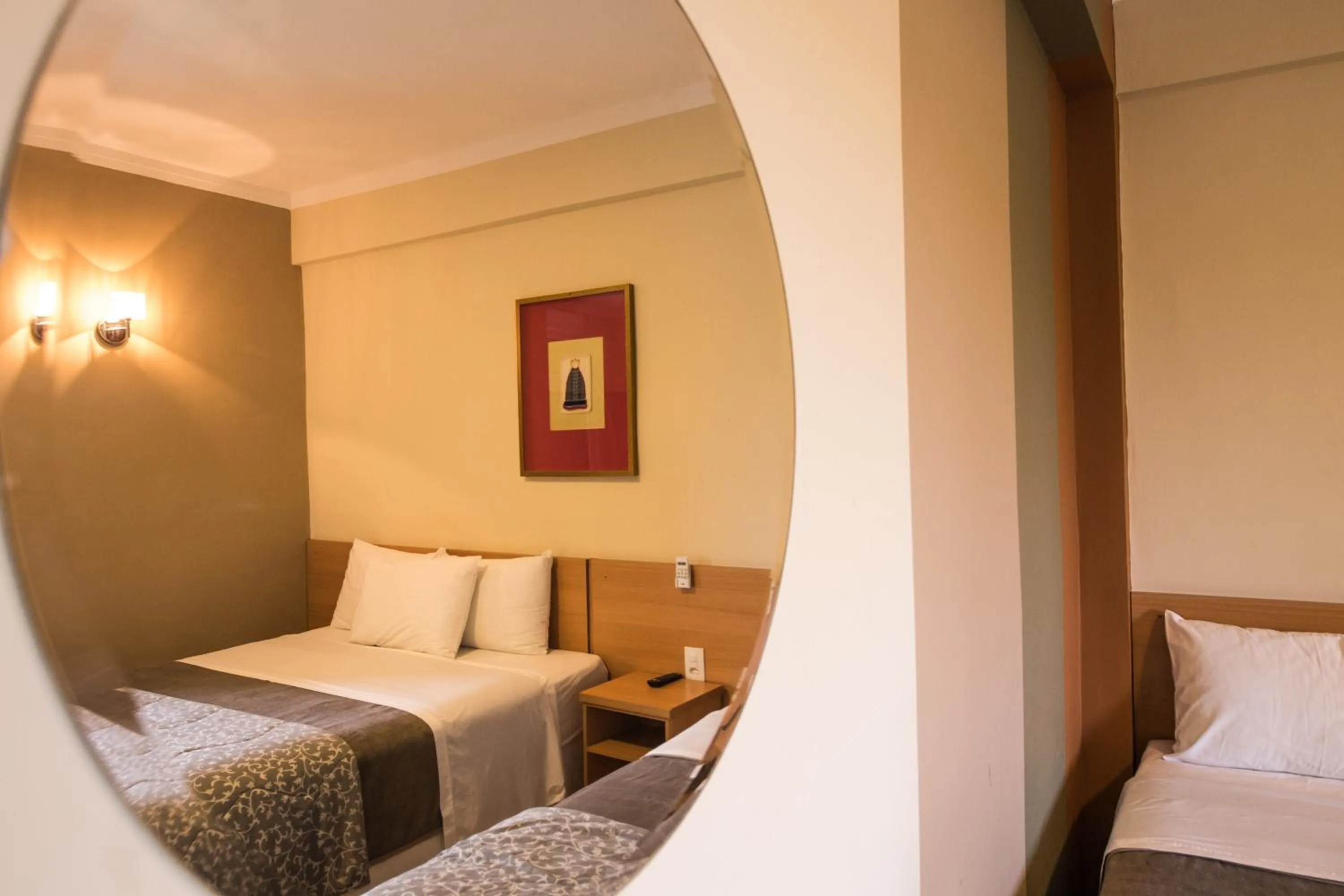 Photo of the whole room, Bed in Hotel Porto Real Aparecida