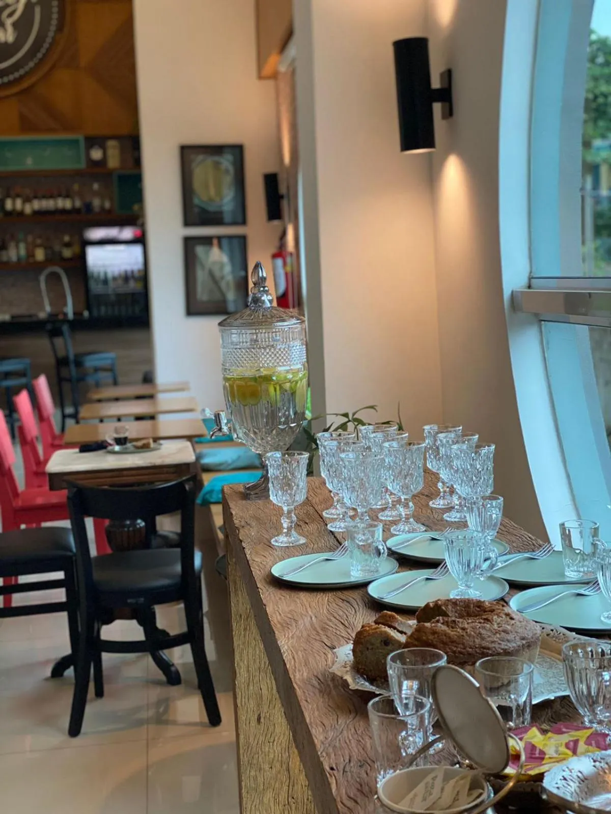 Seating area in Hotel Porto Real Aparecida