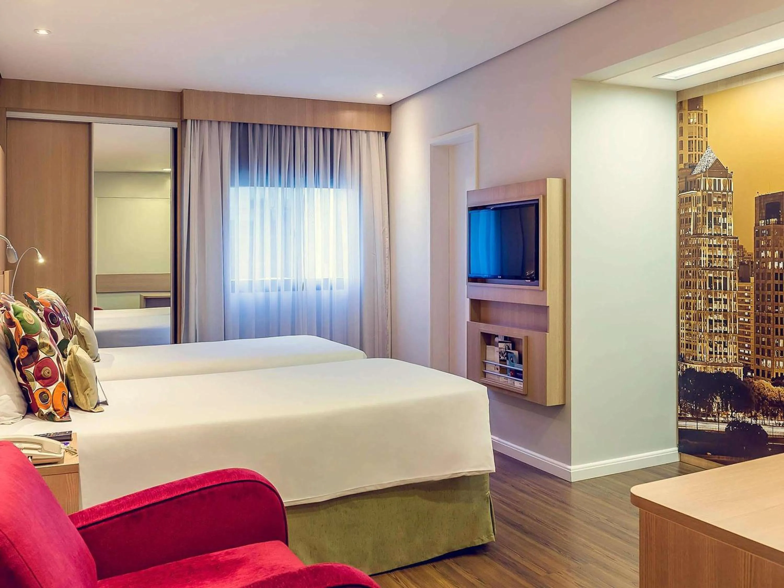 Bedroom, Bed in Mercure São Paulo Nações Unidas