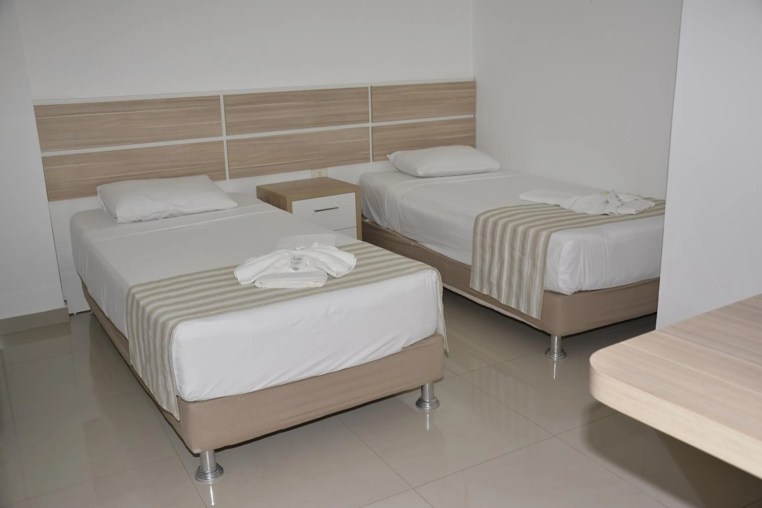 Bed in Hotel Salzburgo