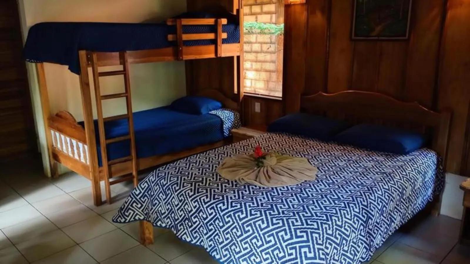 Bed in Recreo Verde Hot Springs & Spa