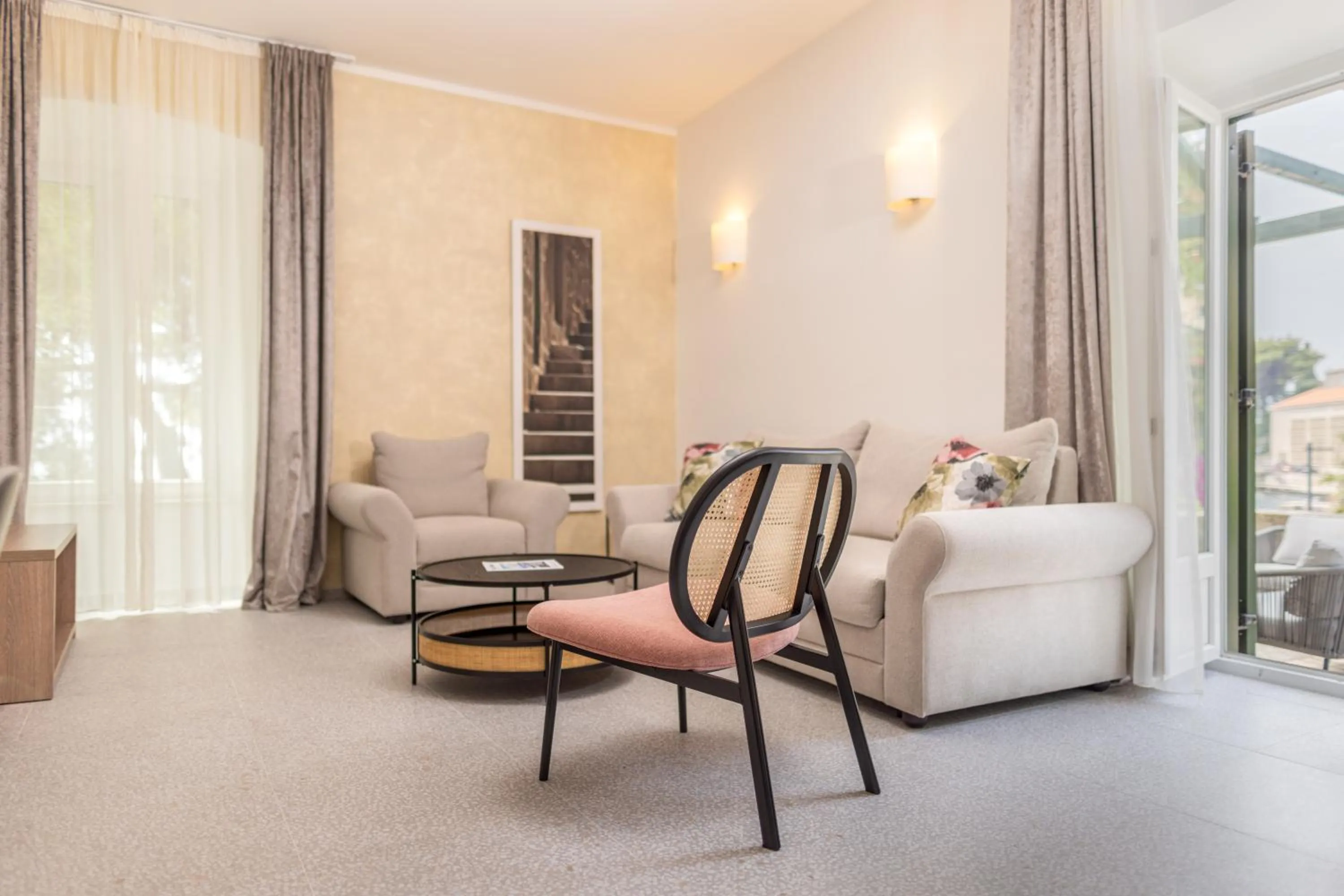Living room in Maistra Select Mlini Hotel