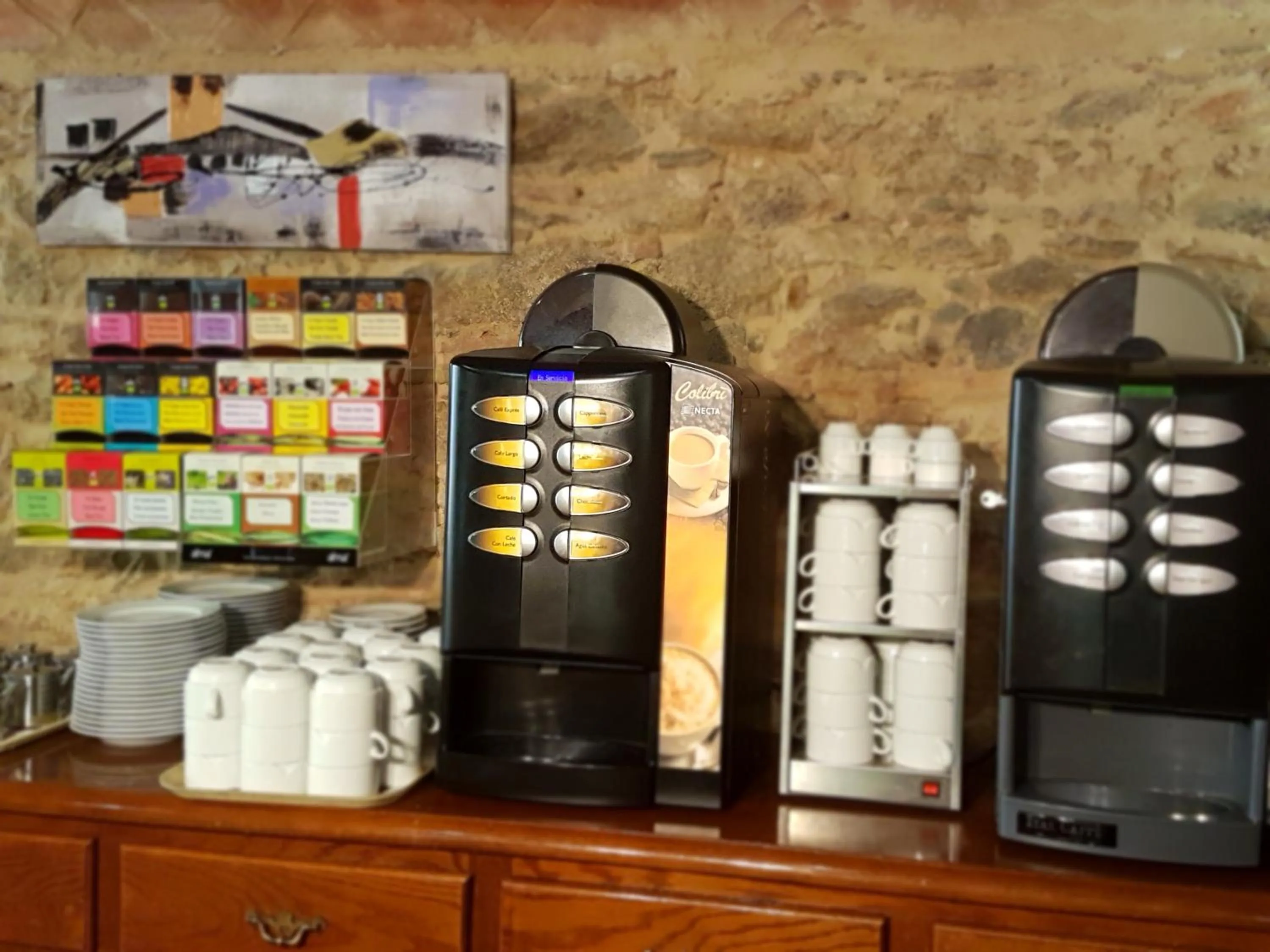 Buffet breakfast in Hotel Castell Blanc