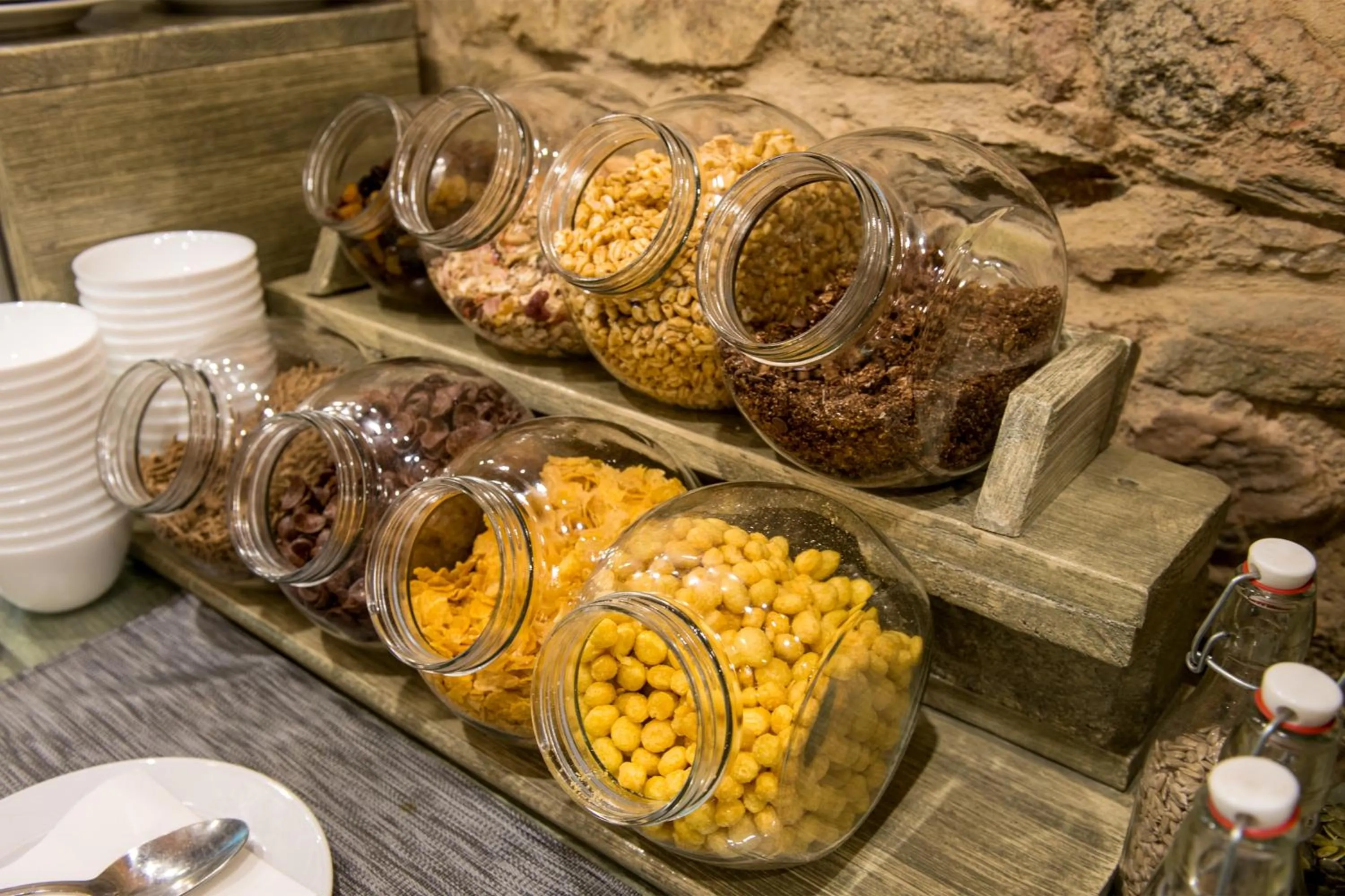 Buffet breakfast in Hotel Castell Blanc