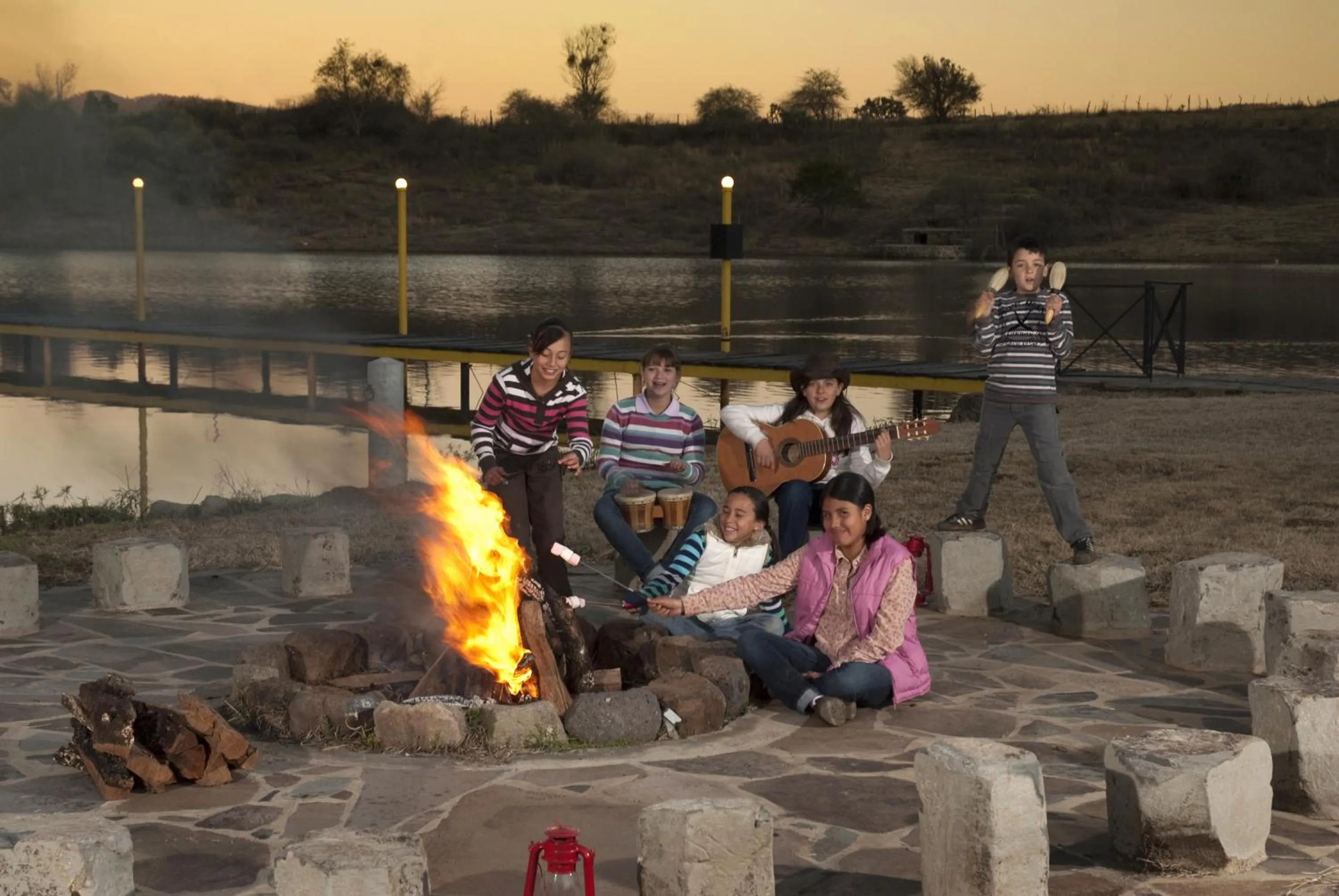 Evening entertainment in Hotel El Remanso Tapalpa