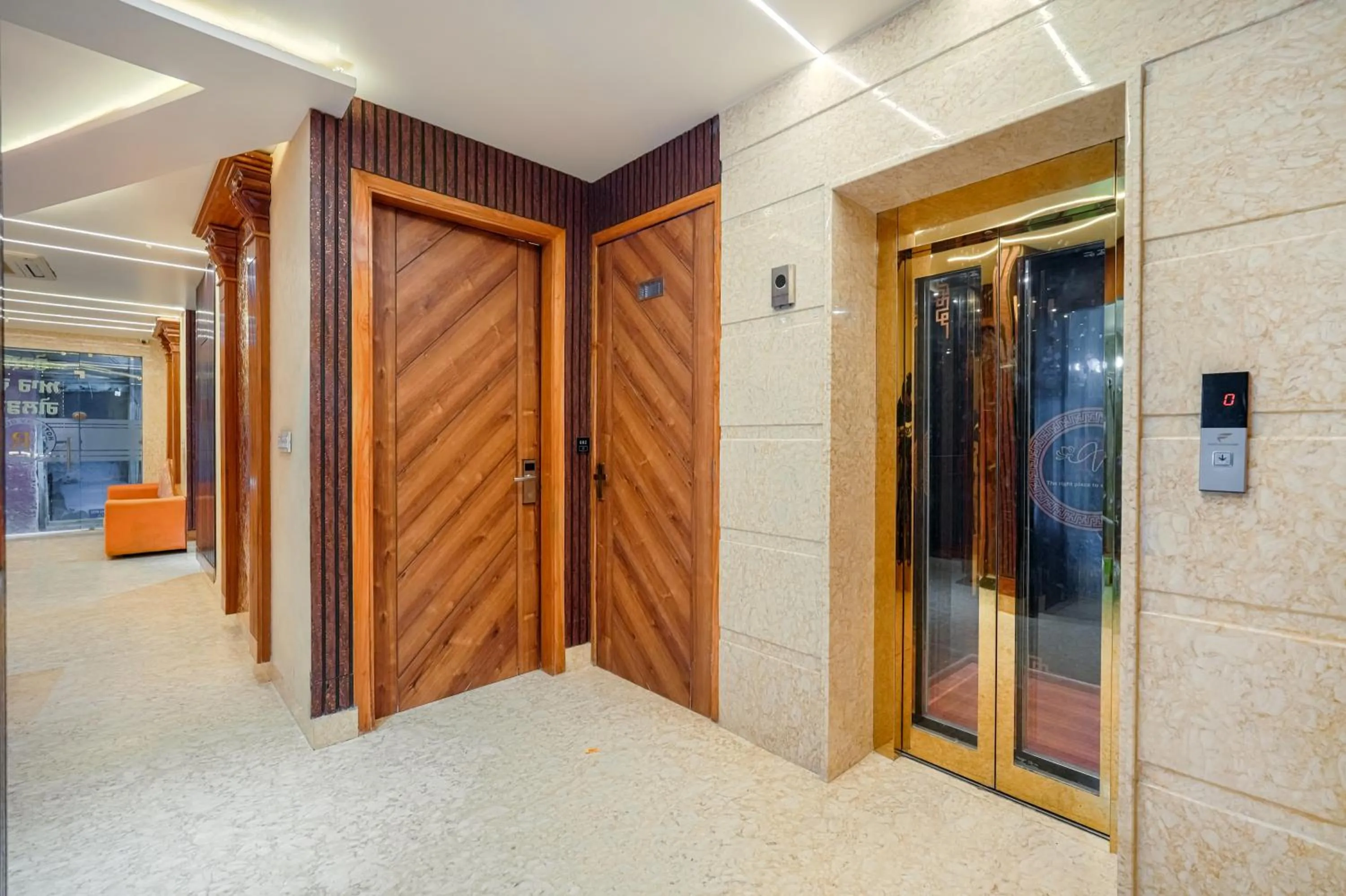 Lobby or reception in Hotel RV Golden A Few Steps from Golden Temple