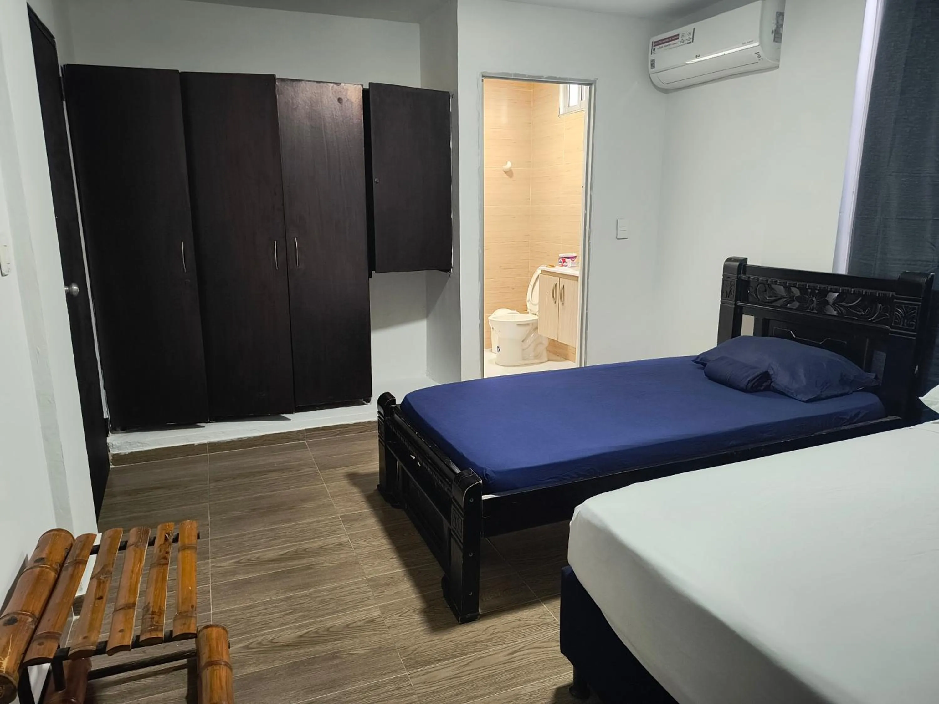 Bed in Posada Cultural Bahia Sonora