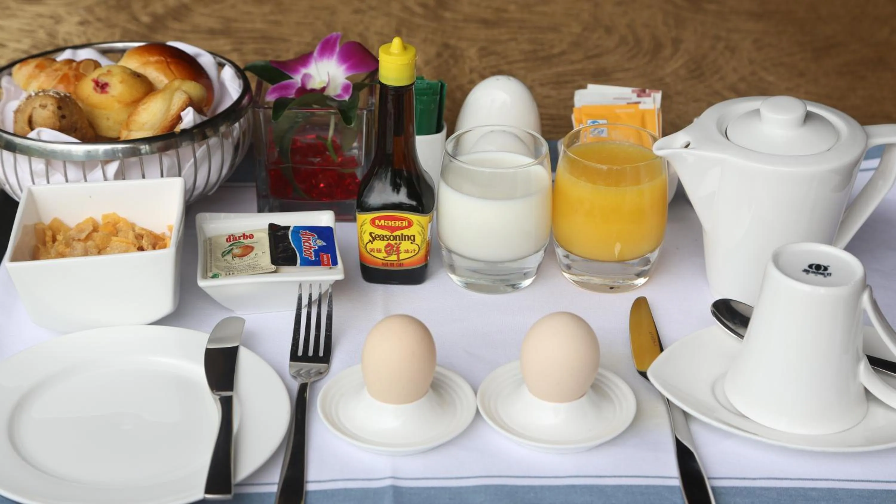 Breakfast in Mangrove Tree Resort World Sanya Bay- Queen Palm Towers