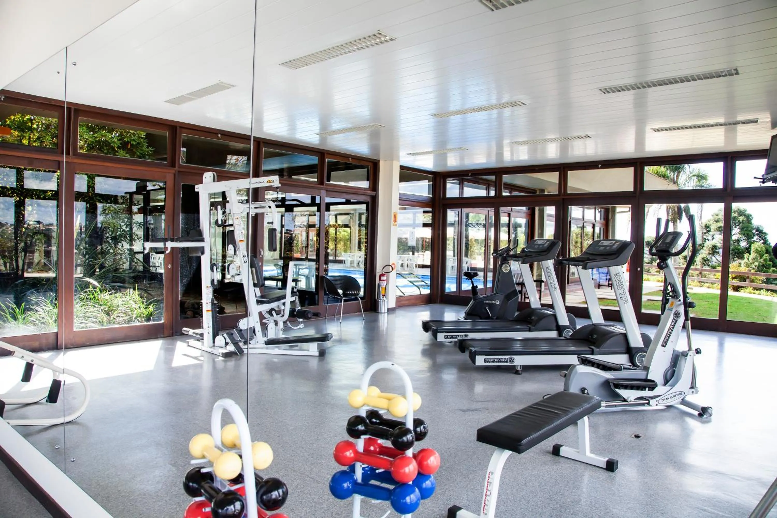 Fitness centre/facilities in Serra Alta Hotel