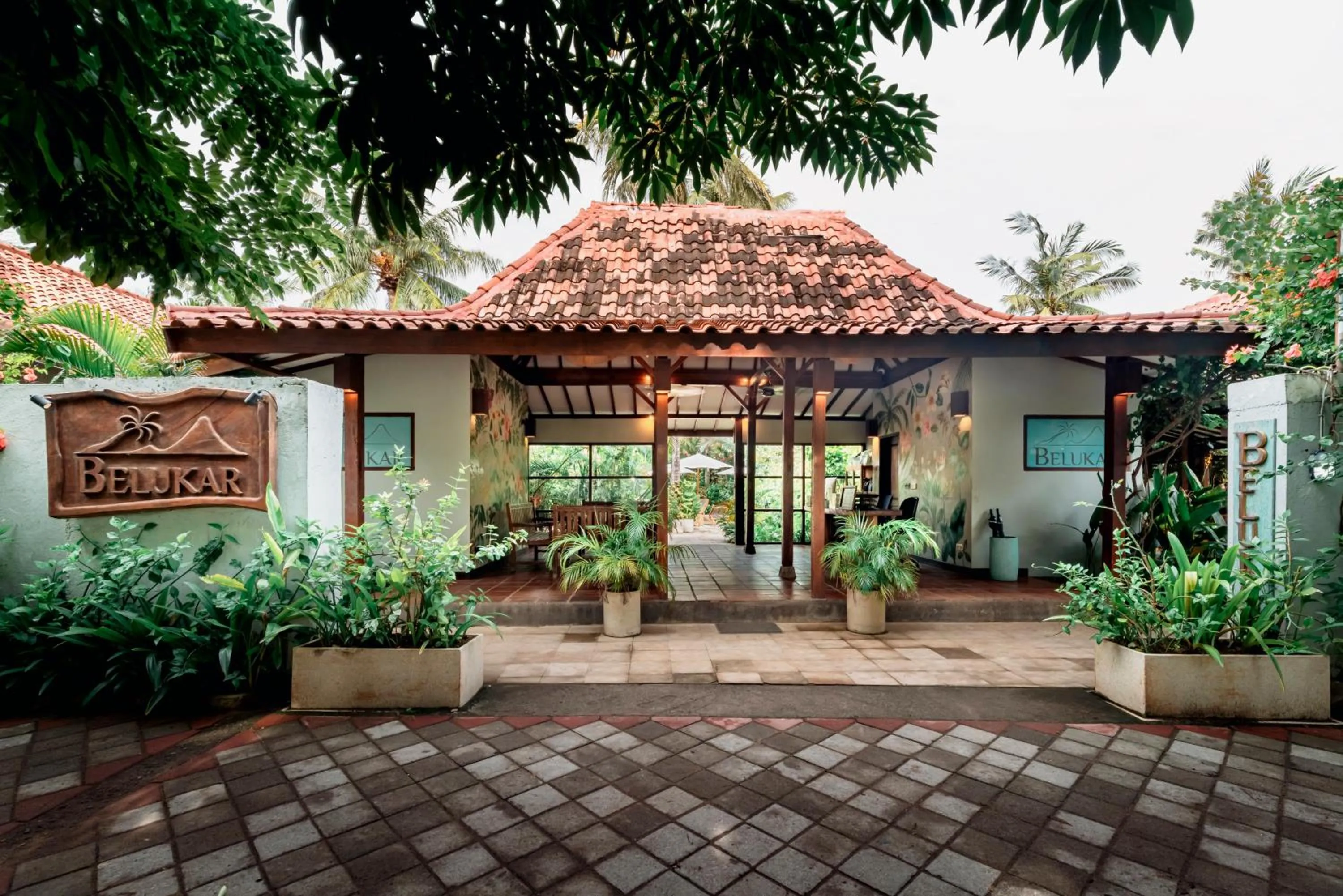 Lobby or reception in Belukar Villas