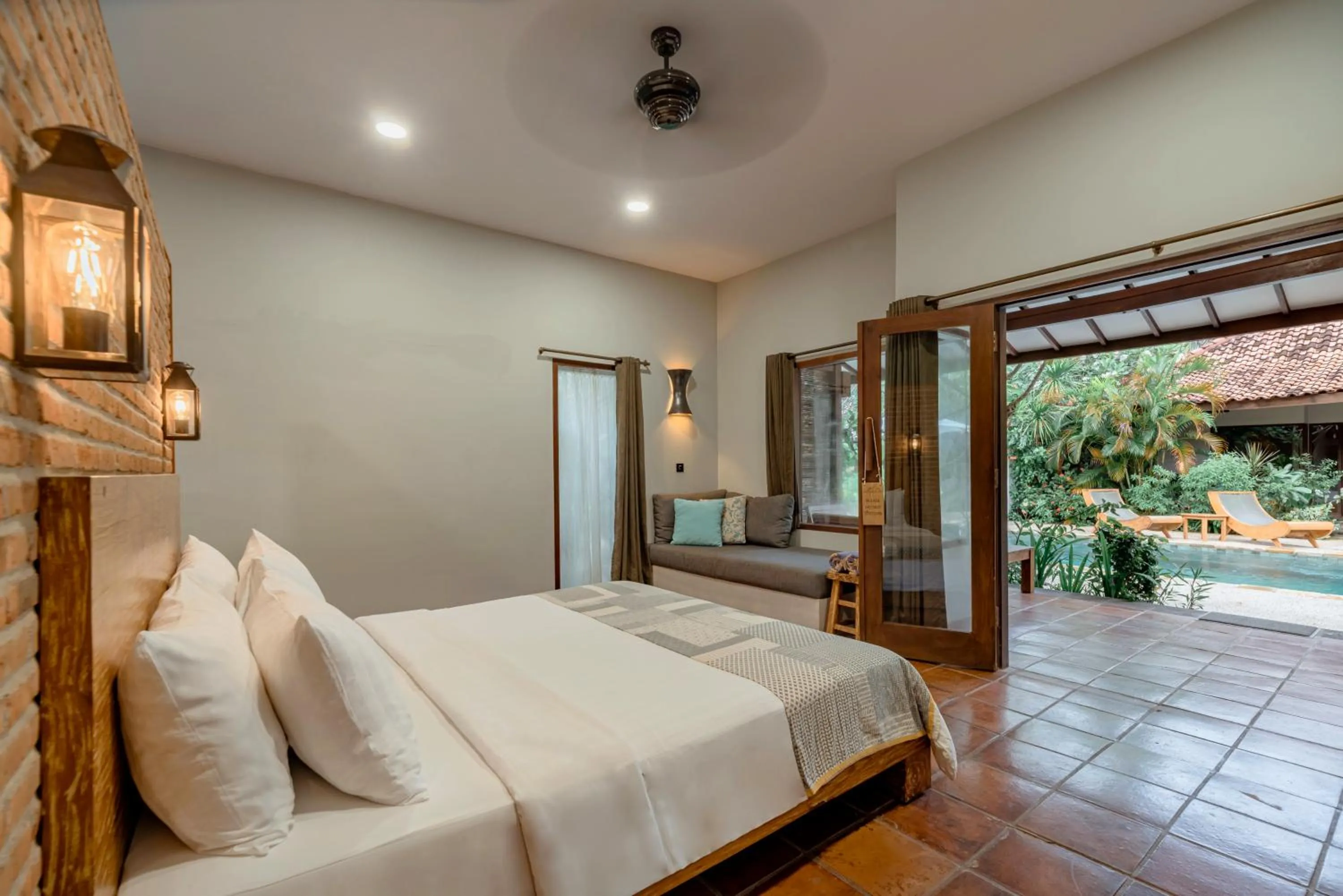 Bed in Belukar Villas