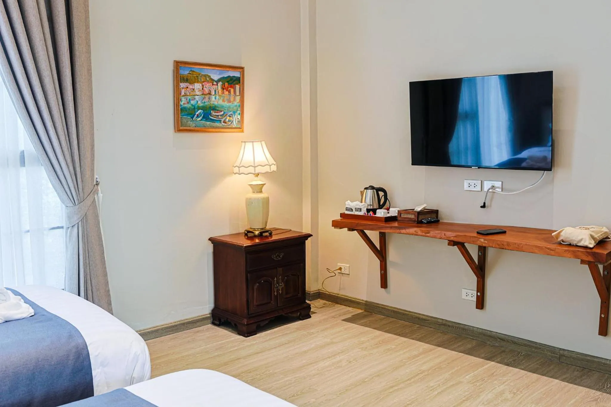 Bed in Phuping Valley Resort