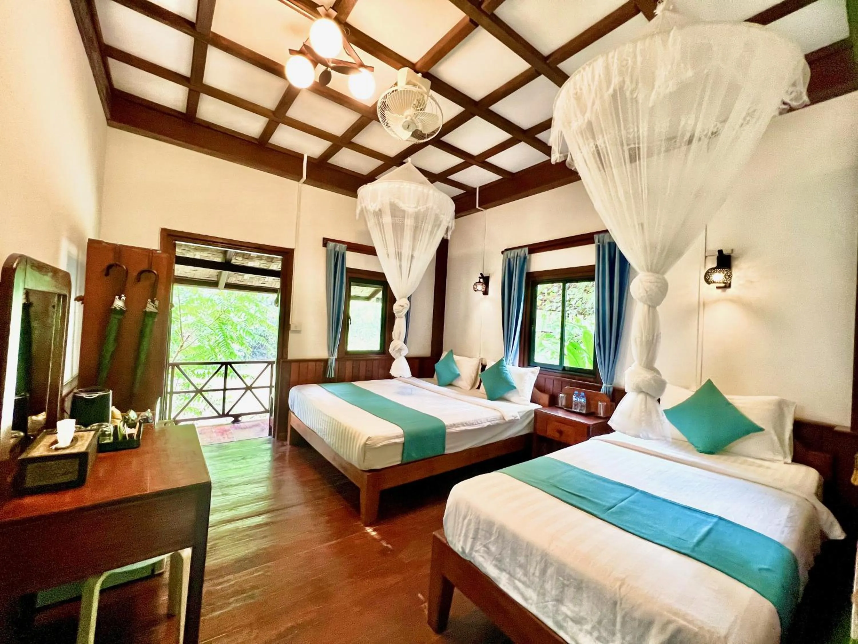 Bed in SpringRiver Resort