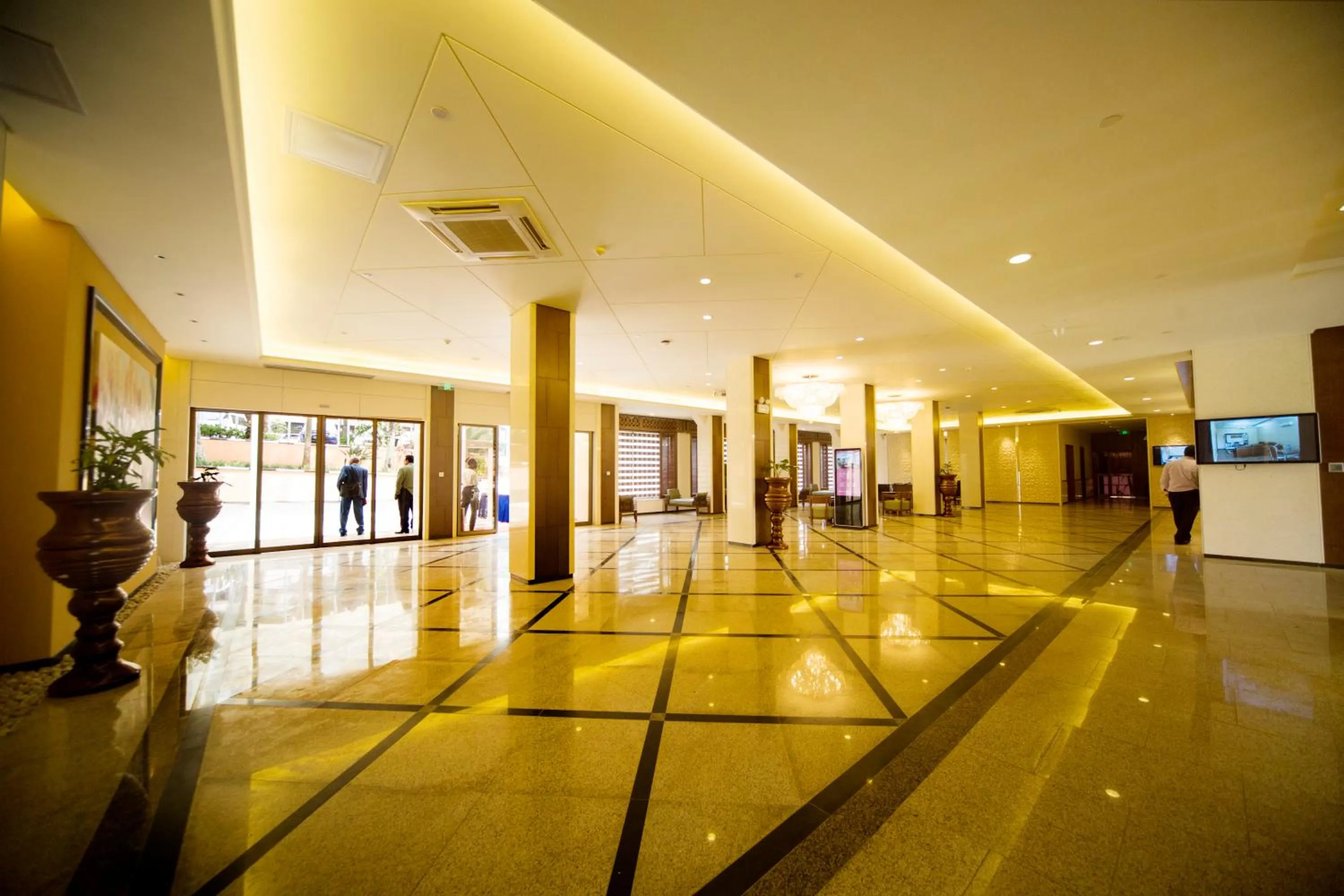 Lobby or reception in Hotel Africana