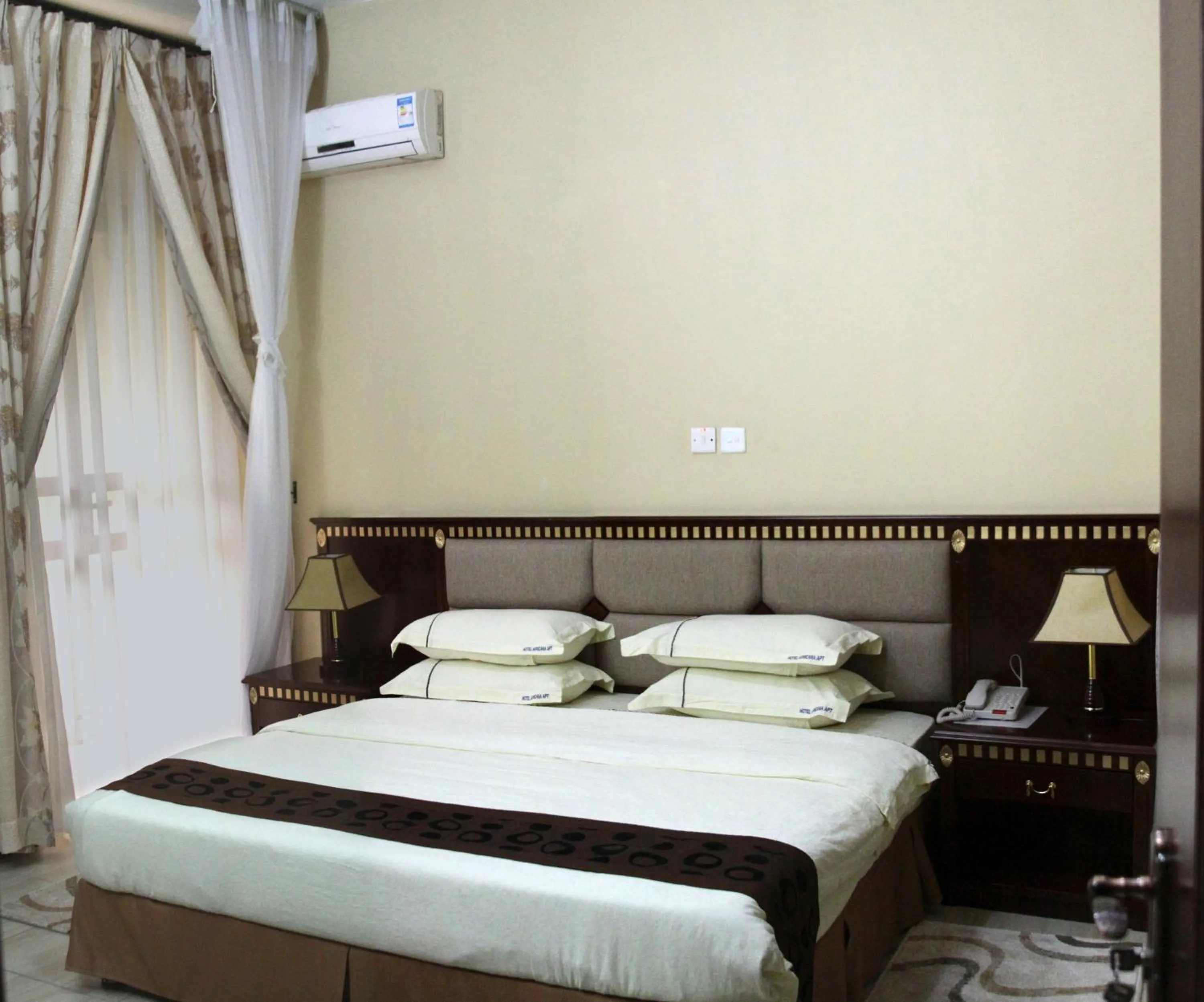 Bed in Hotel Africana