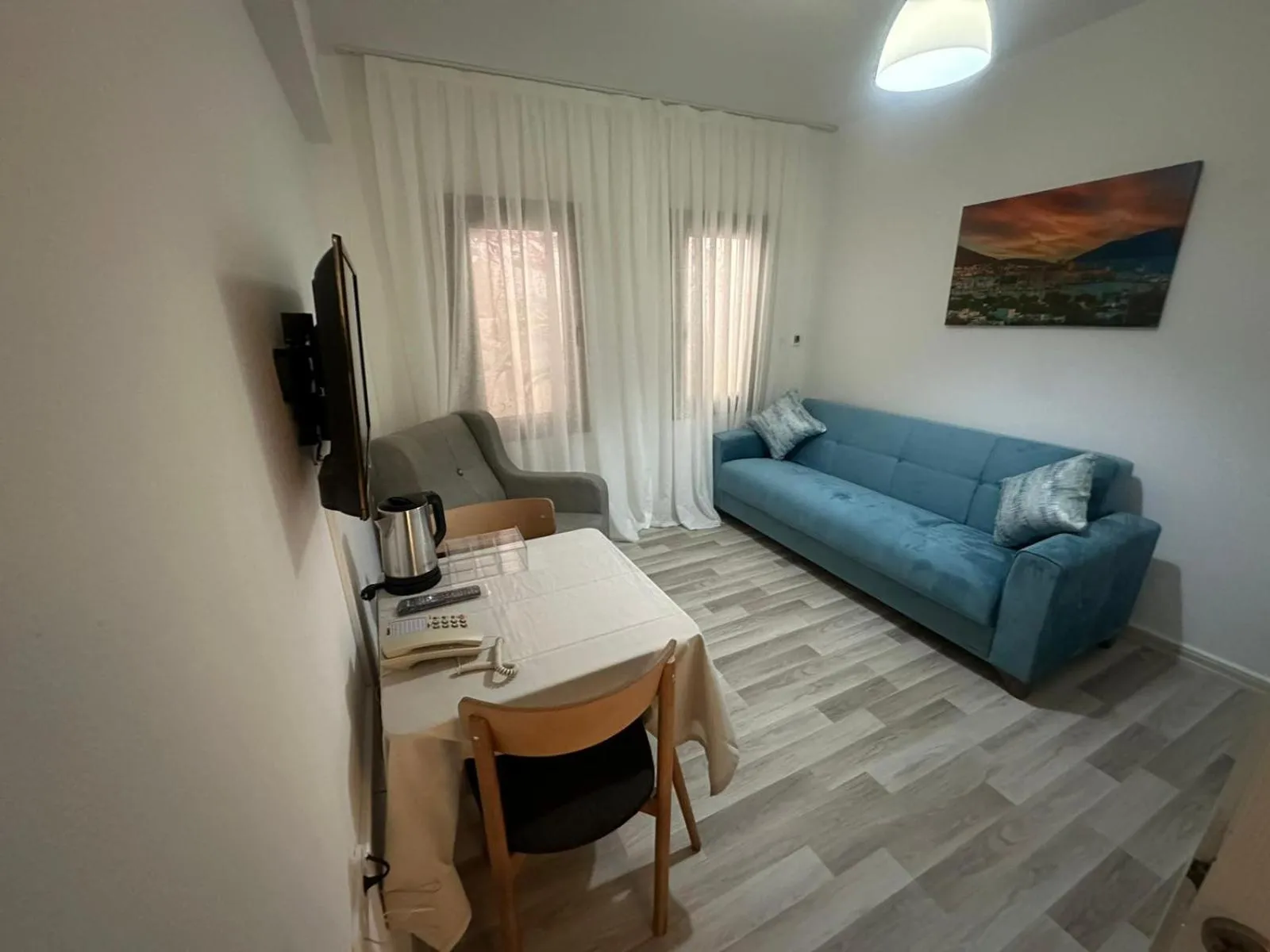 Seating area in Wish Suites Bodrum Hotel