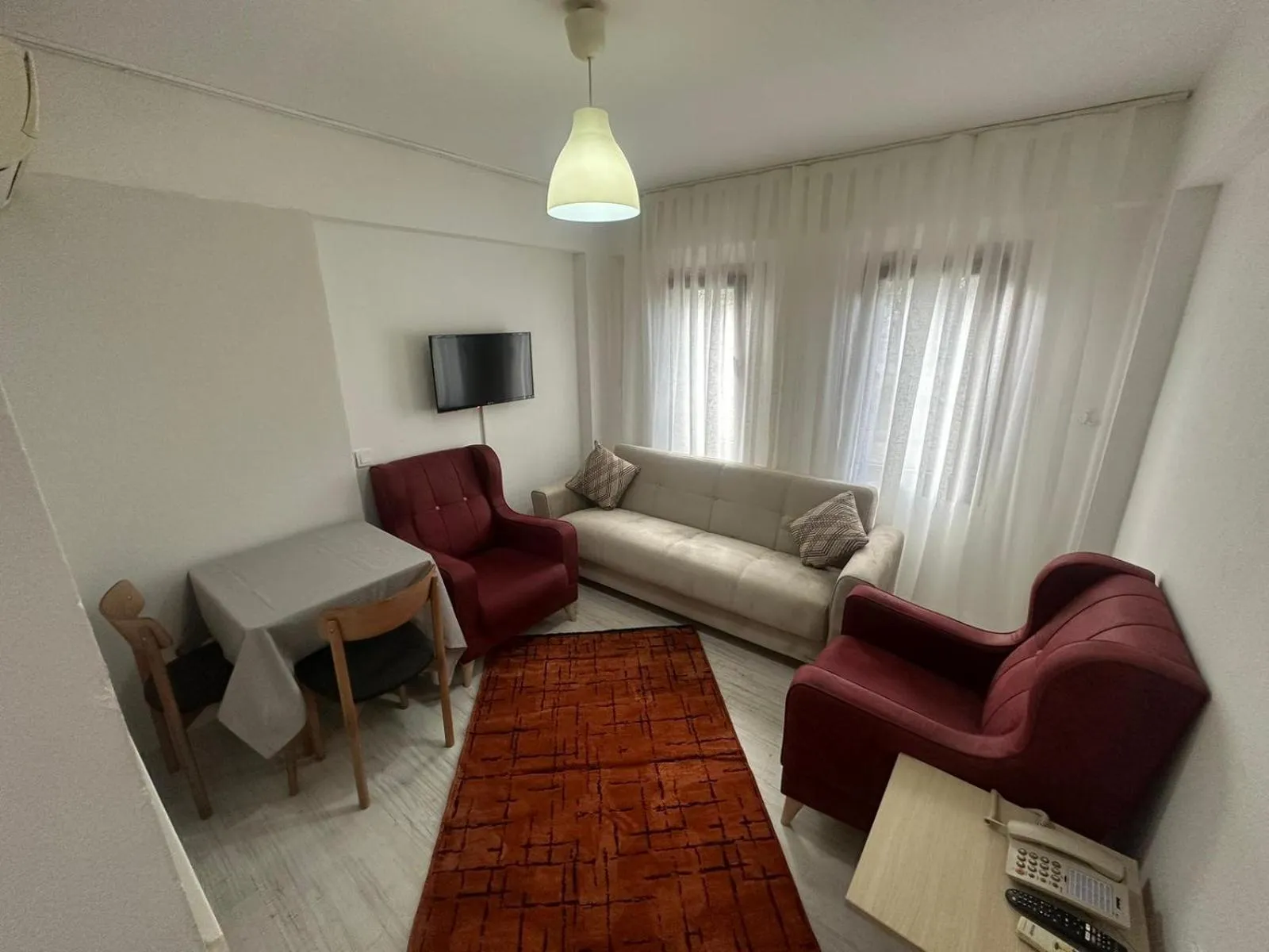 Seating area in Wish Suites Bodrum Hotel