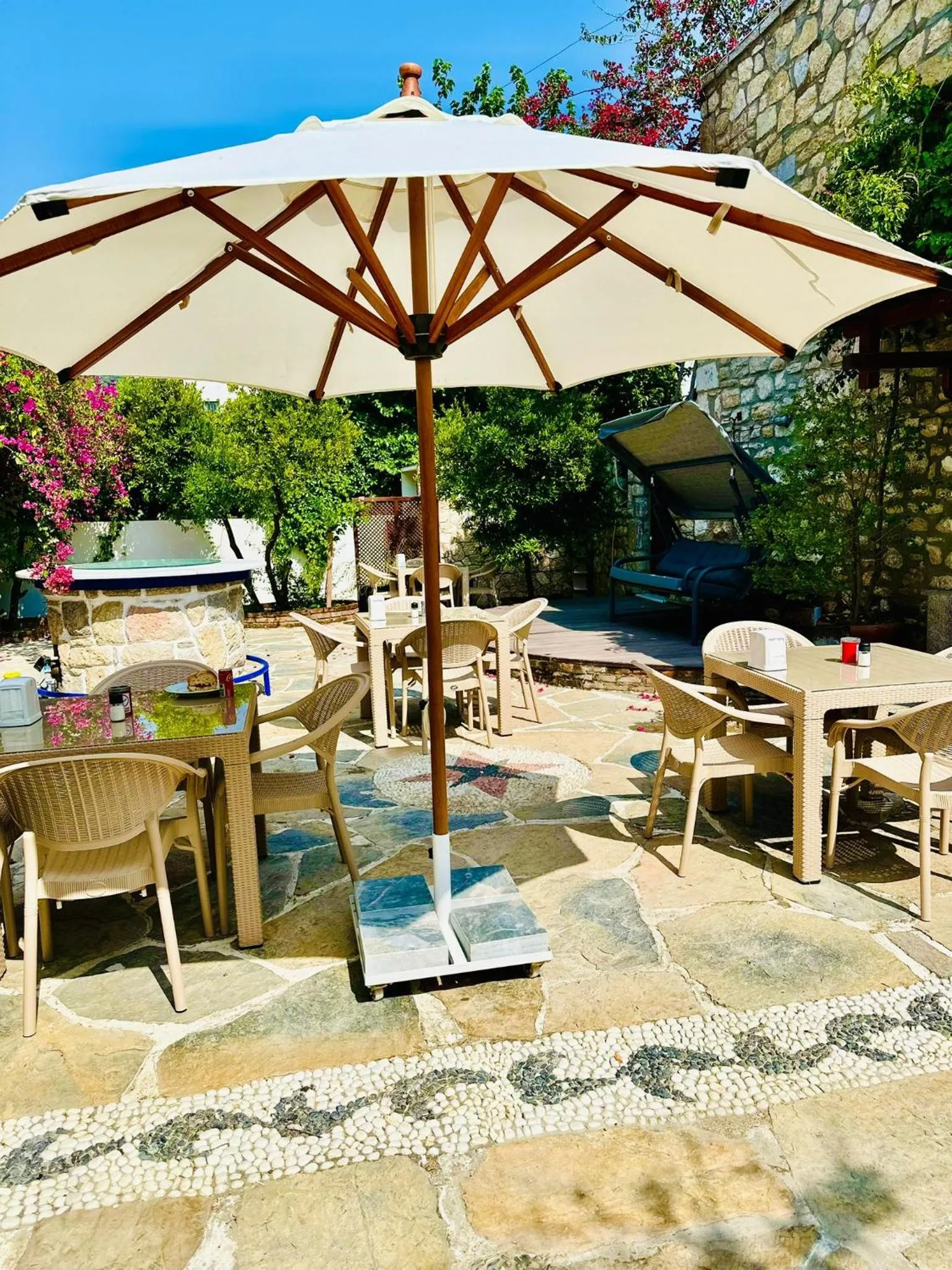 Garden view in Wish Suites Bodrum Hotel