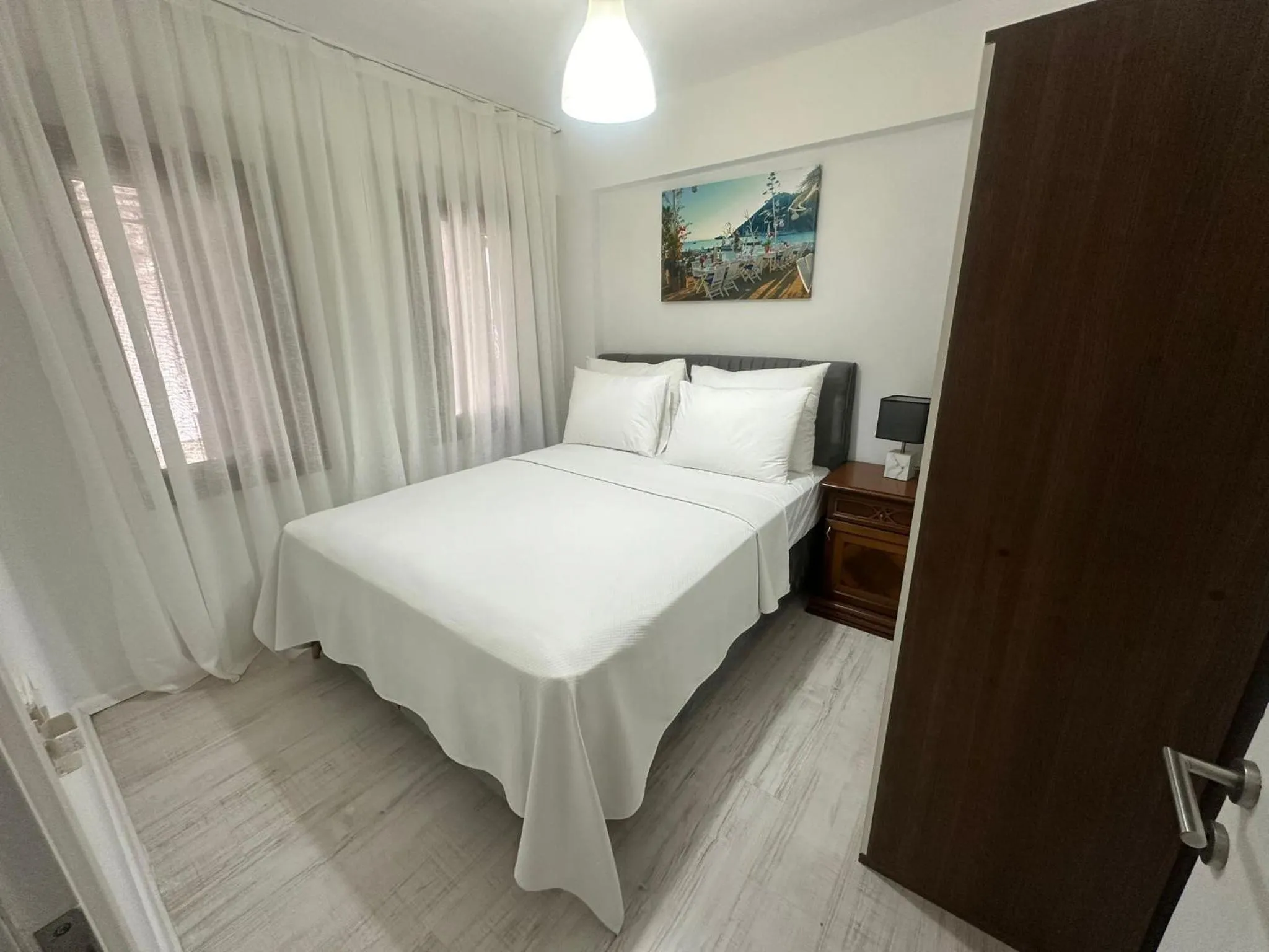 Bed in Wish Suites Bodrum Hotel