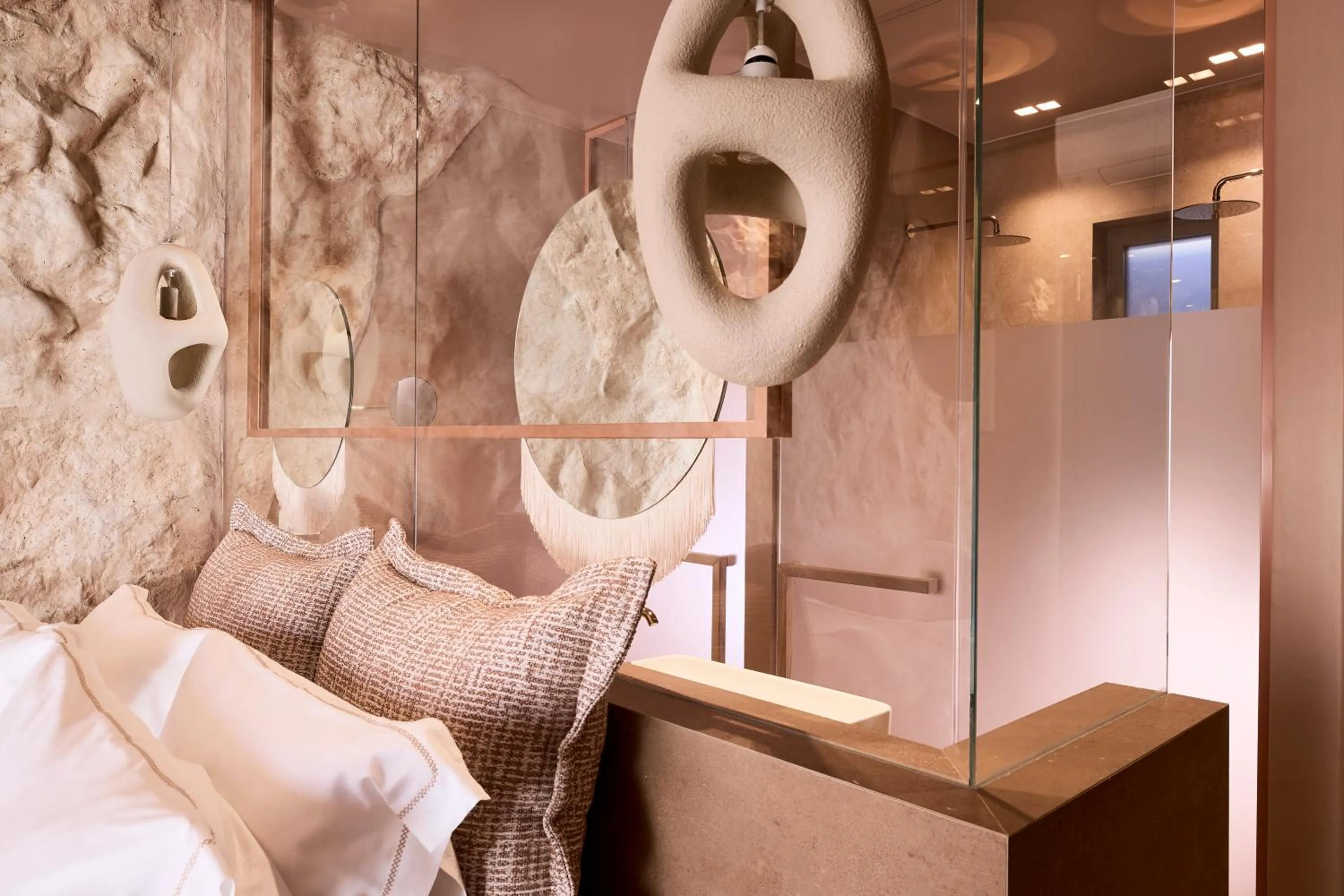 Bedroom, Bed in Ethereum Mykonos