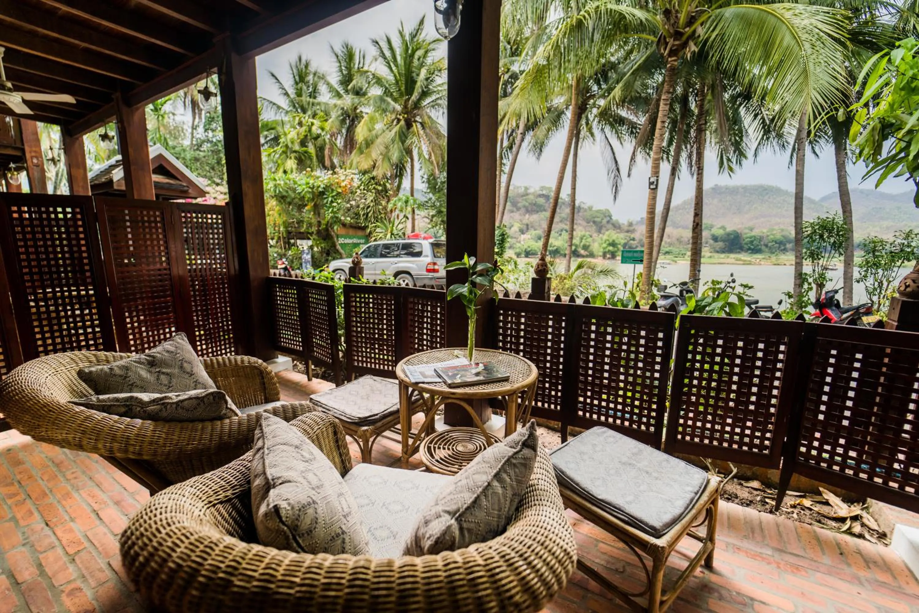 Balcony/Terrace in Mekong Riverview Hotel