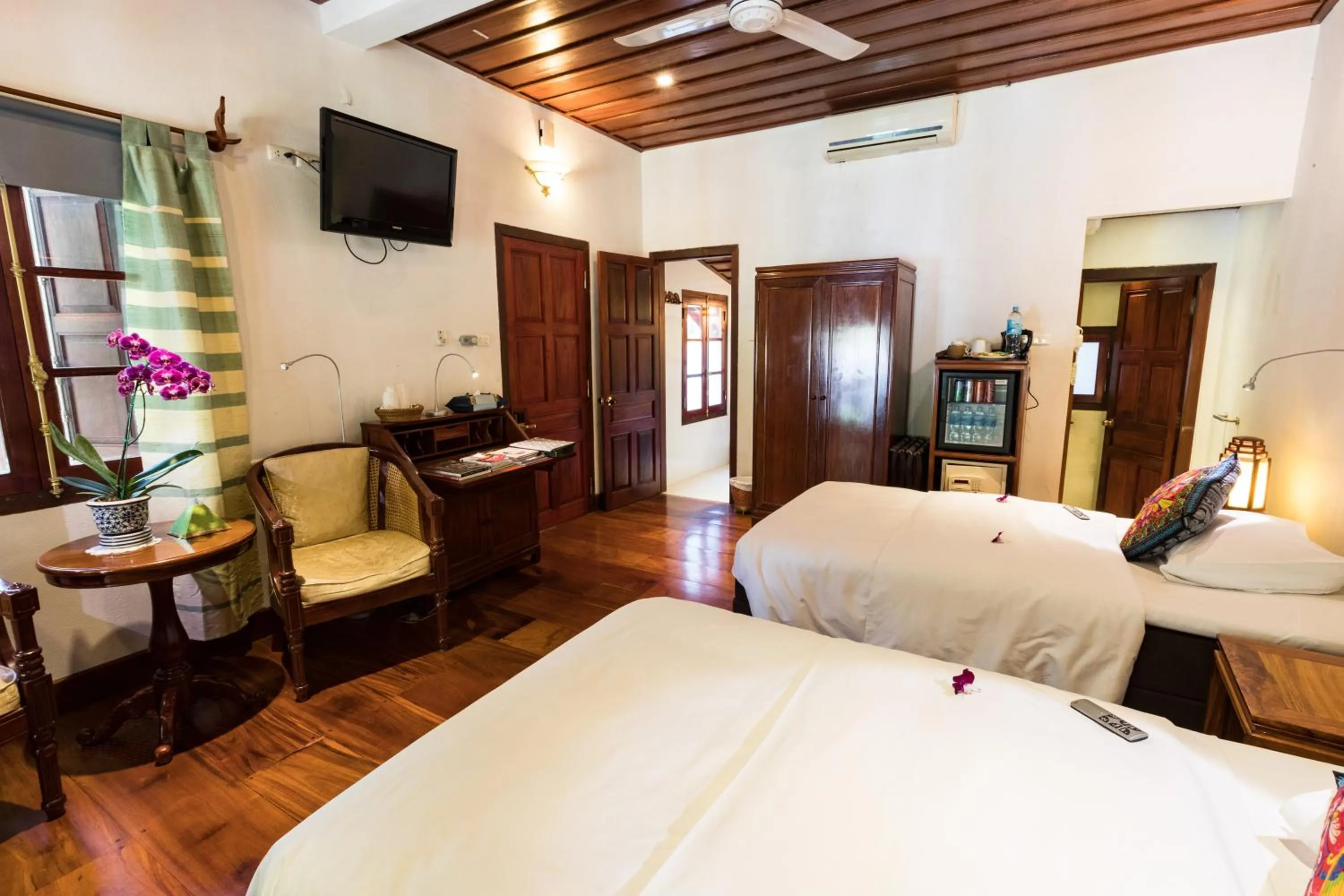 Bed in Mekong Riverview Hotel