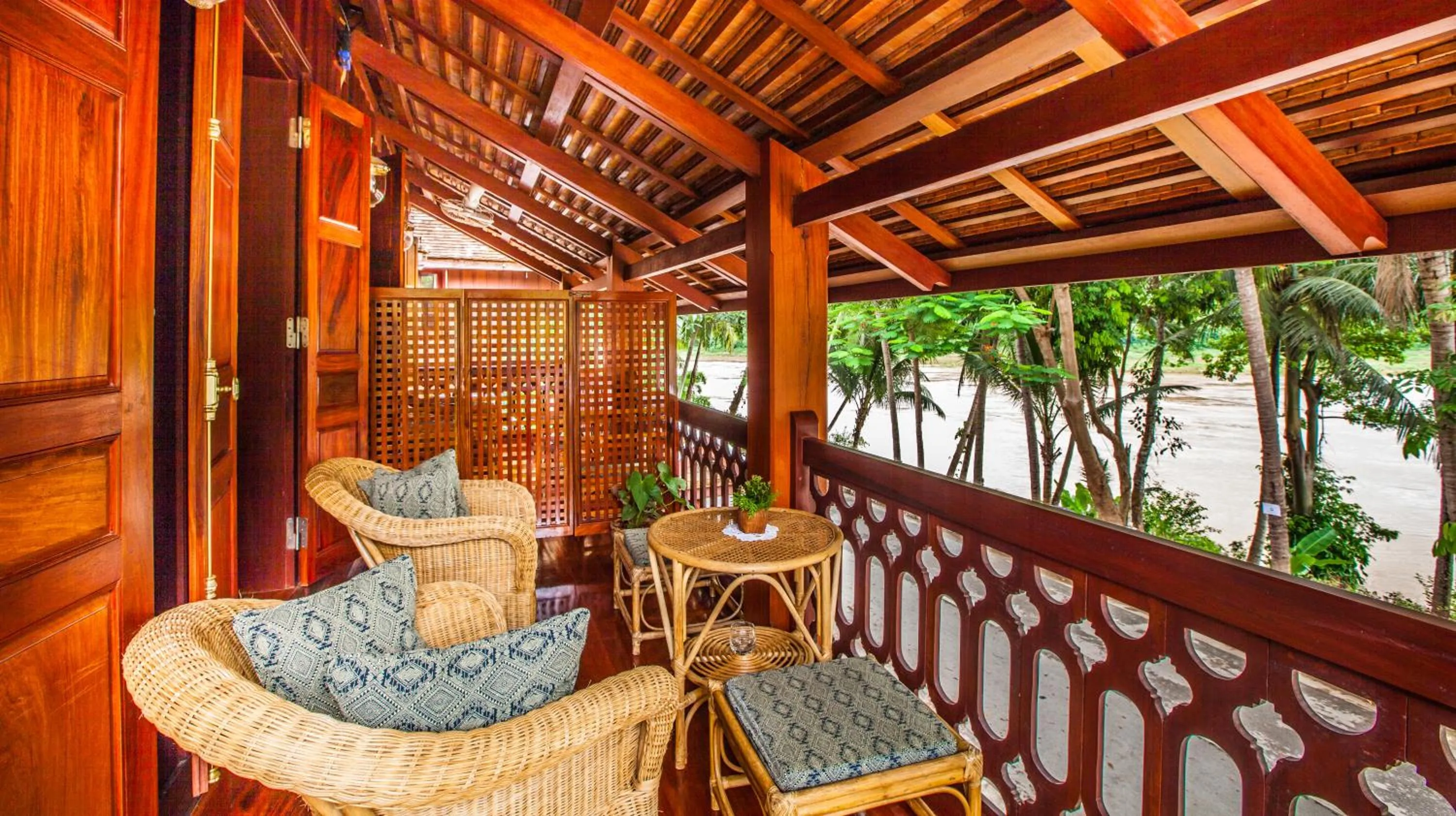 Balcony/Terrace in Mekong Riverview Hotel