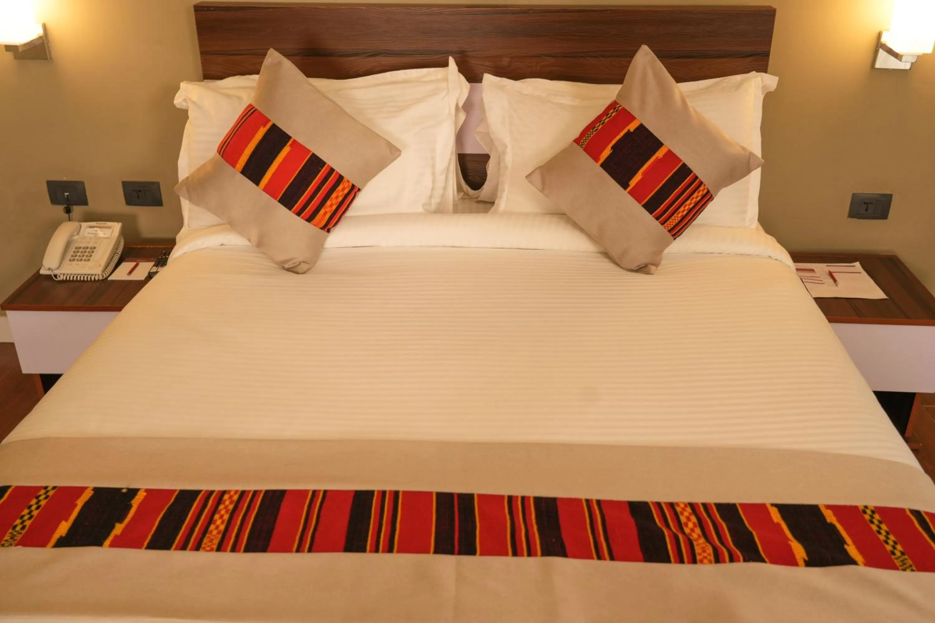 Bed in Haile Hotel Wolaita