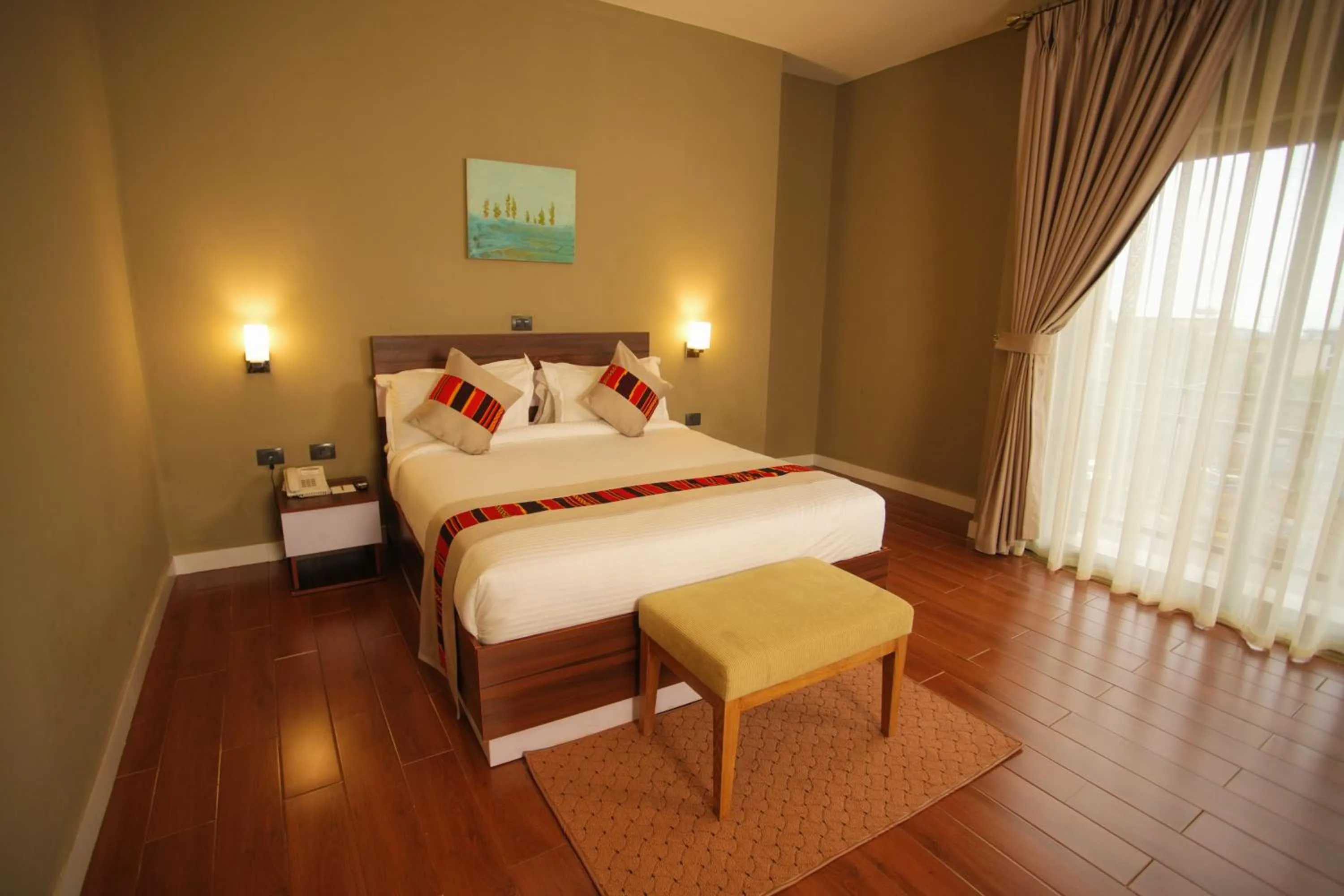 Bed in Haile Hotel Wolaita