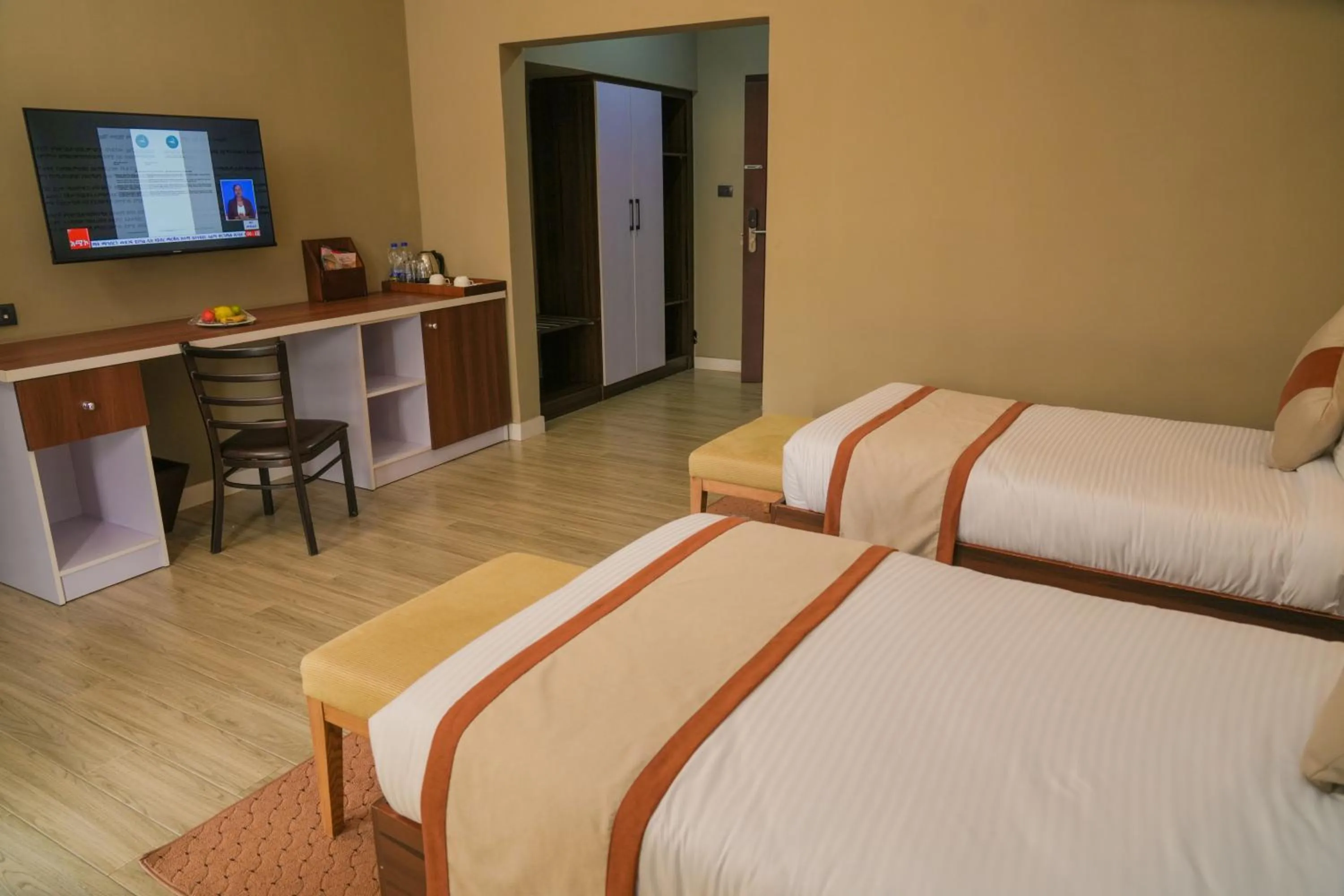 Bed in Haile Hotel Wolaita