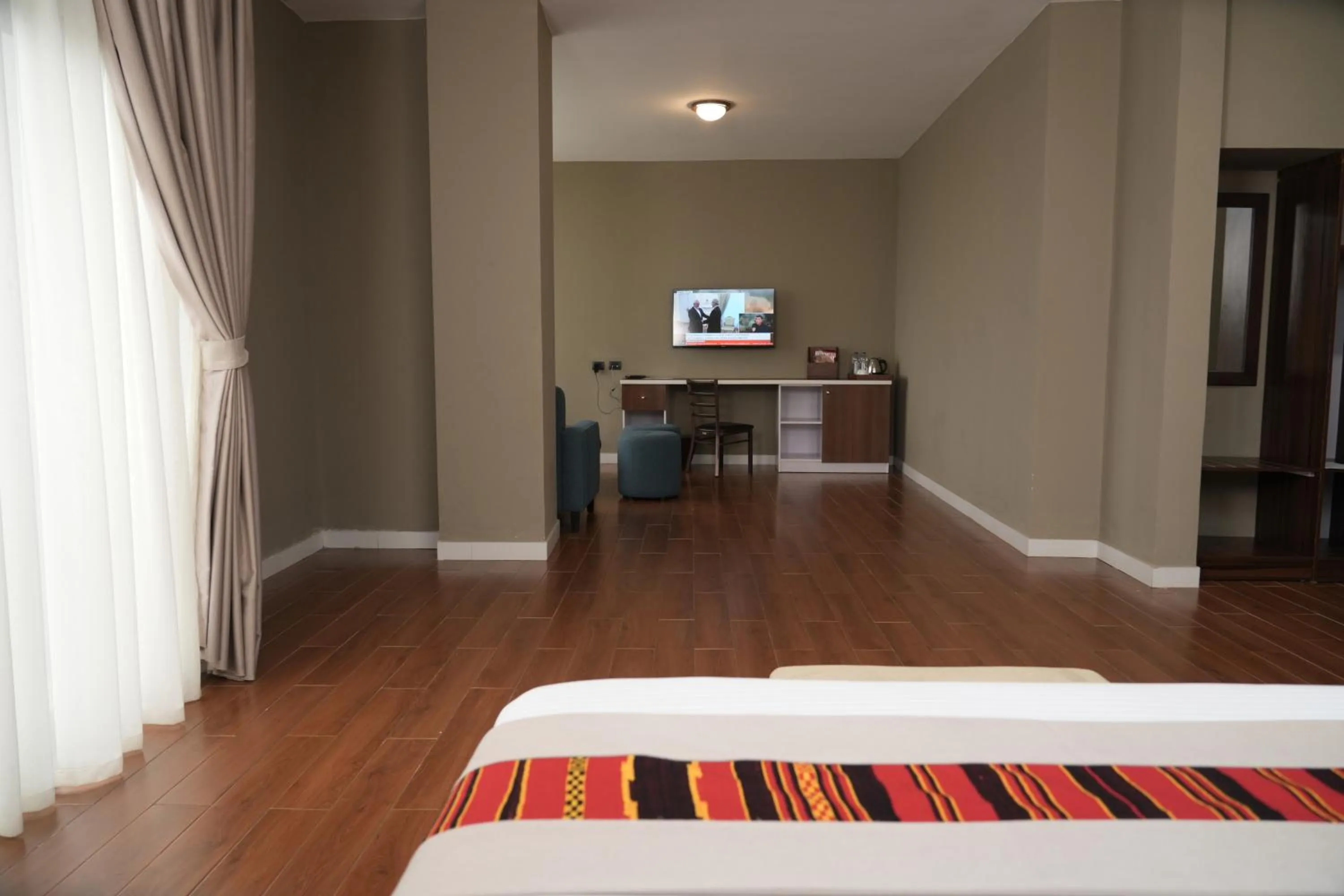 TV and multimedia, Bed in Haile Hotel Wolaita