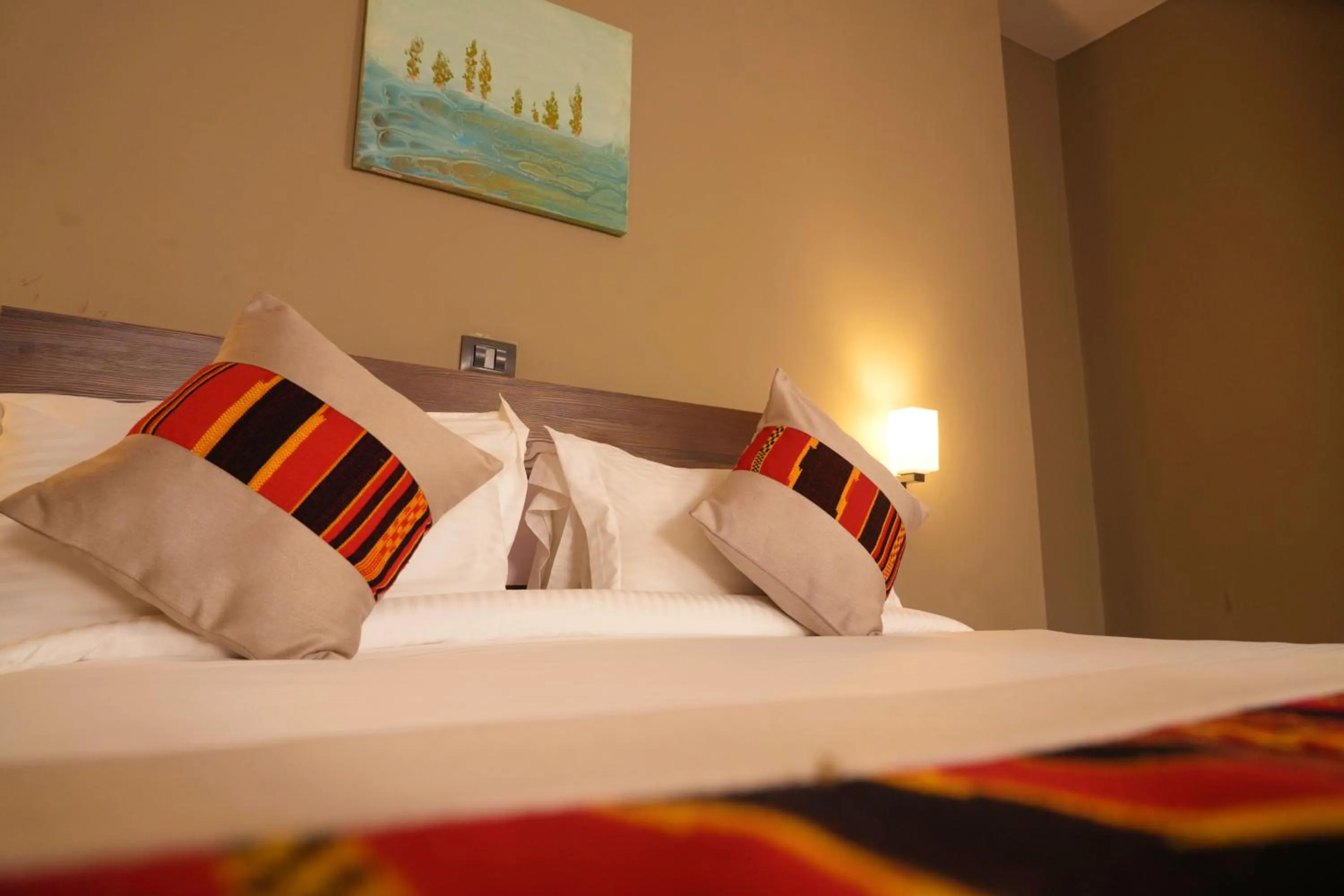 Bed in Haile Hotel Wolaita