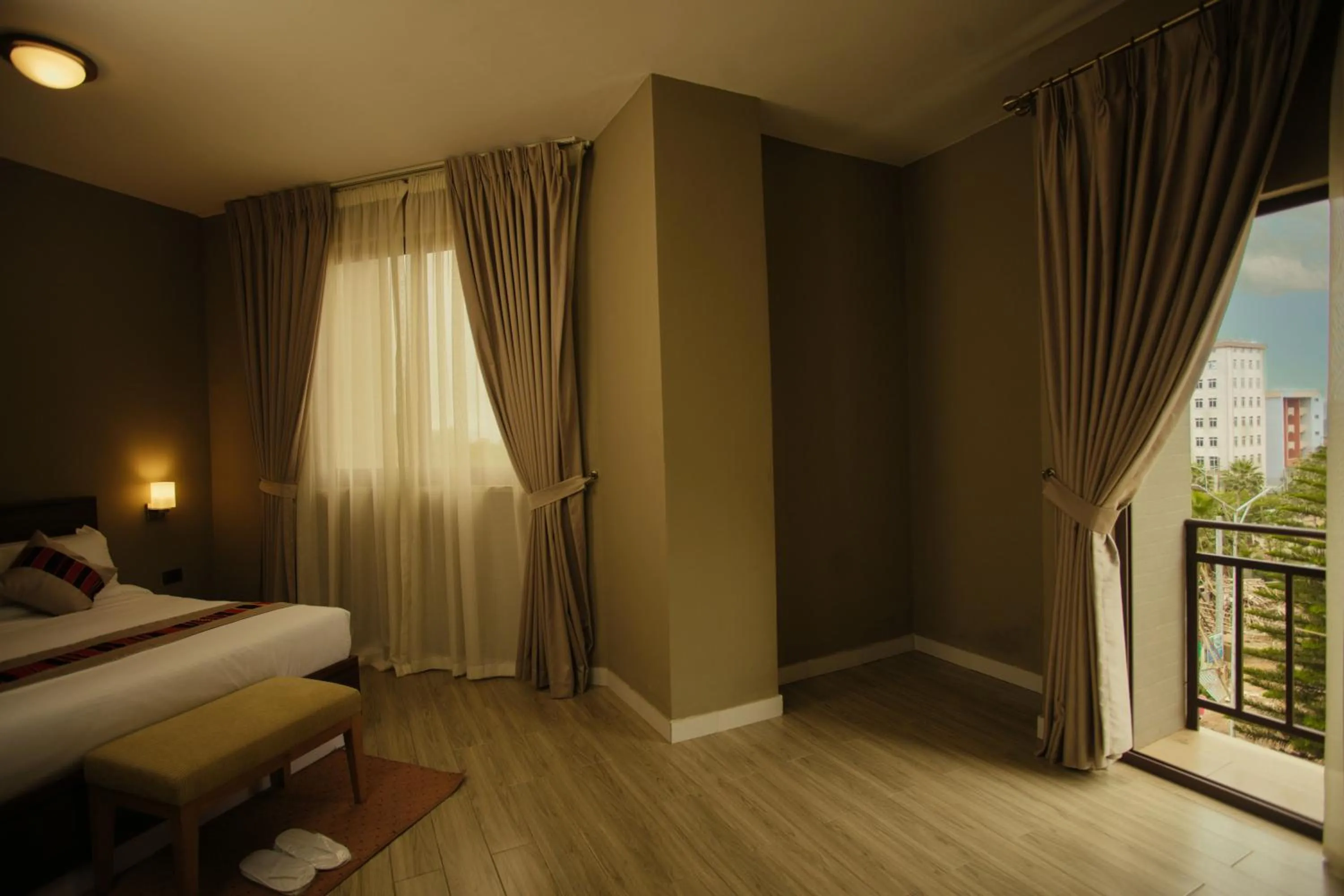 Bed in Haile Hotel Wolaita