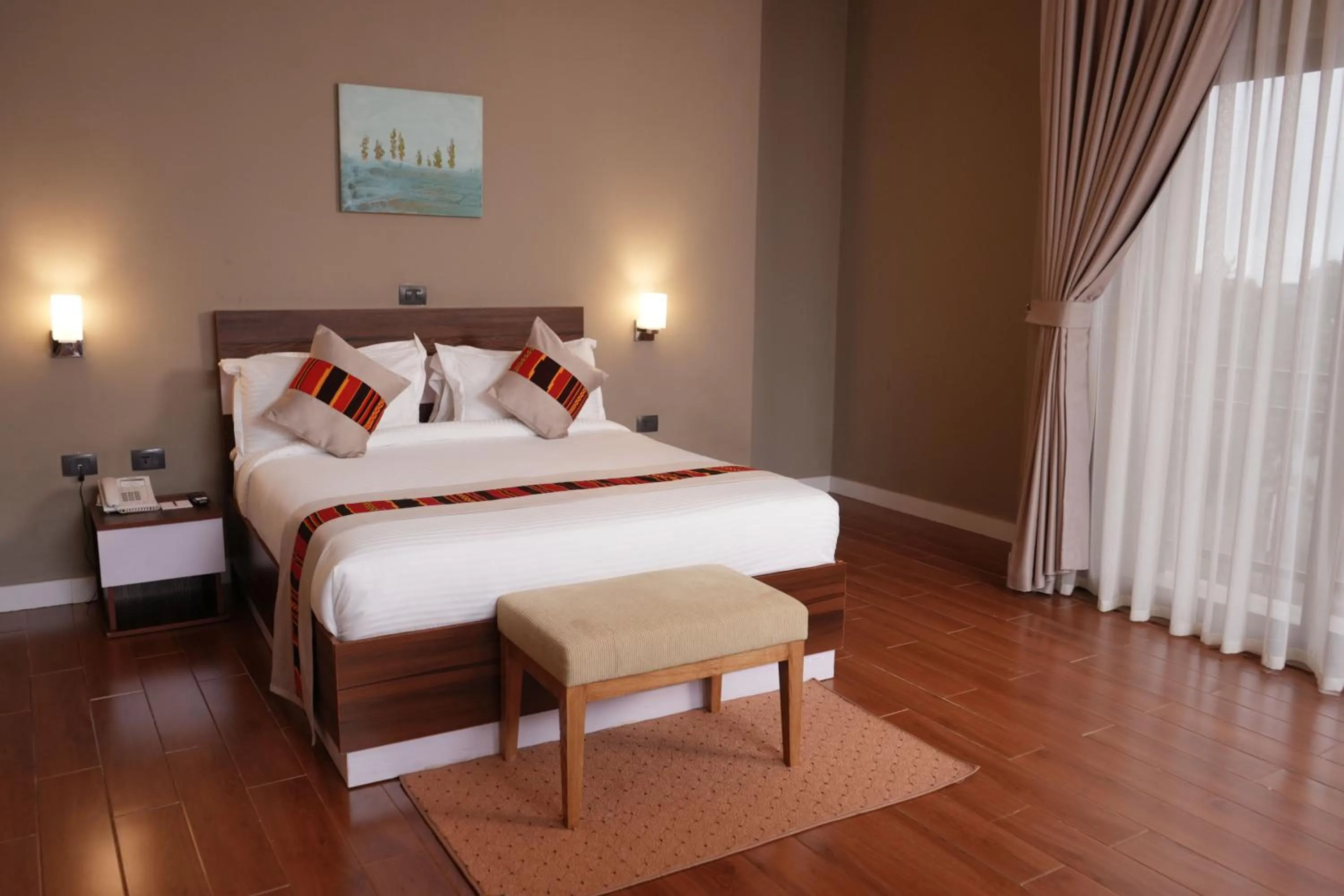 Bed in Haile Hotel Wolaita