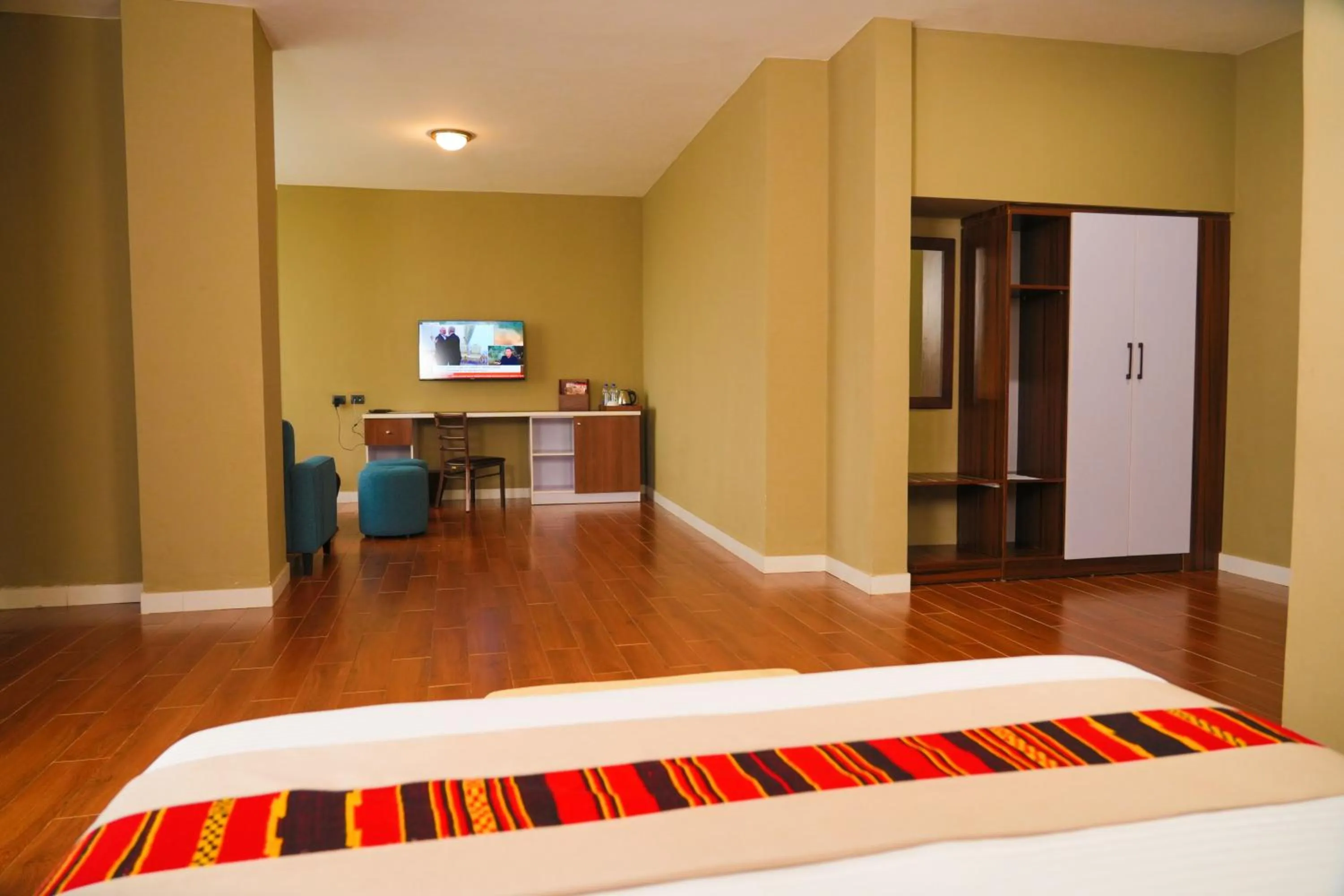 TV and multimedia, Bed in Haile Hotel Wolaita