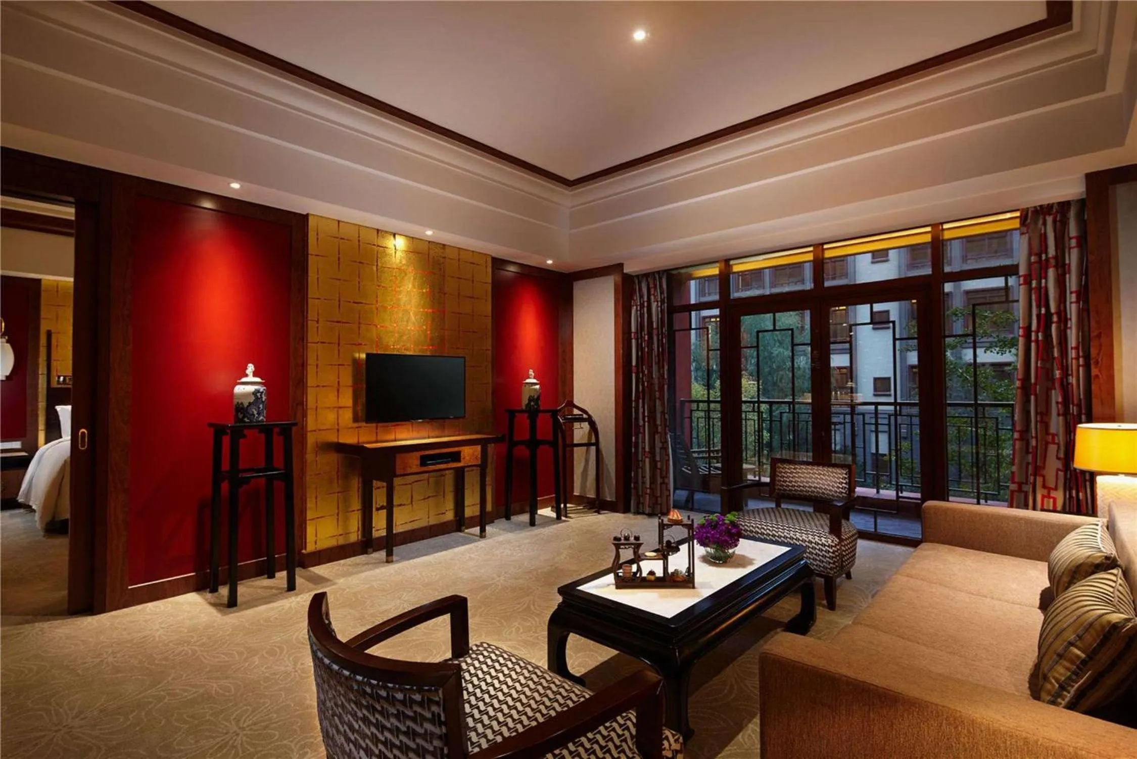 Living room in Hilton Tianjin Eco-City