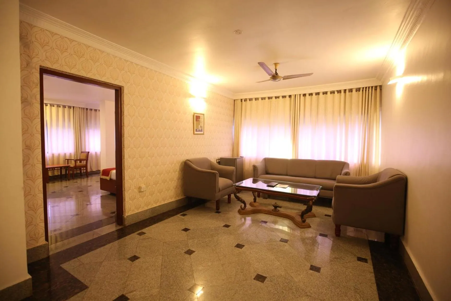 Living room in Moti Mahal