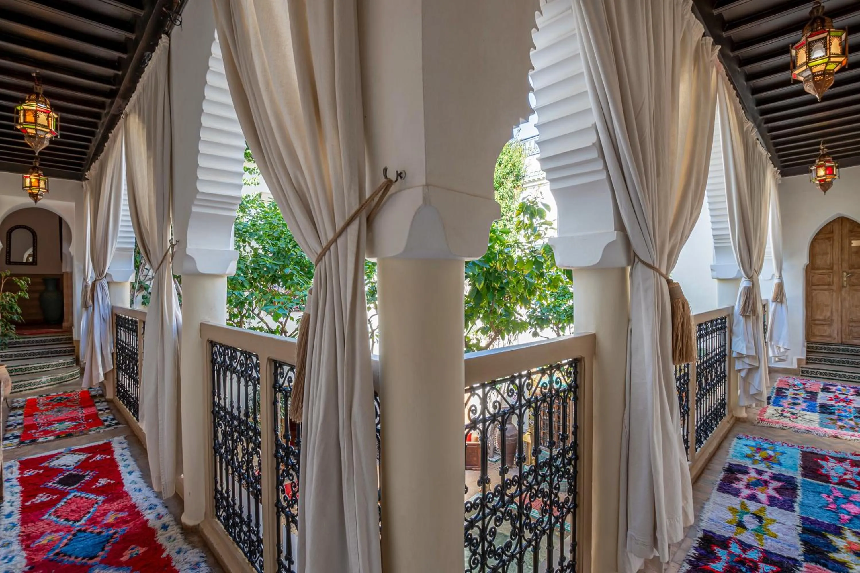 View (from property/room), Bed in Riad Fleur d'Orient