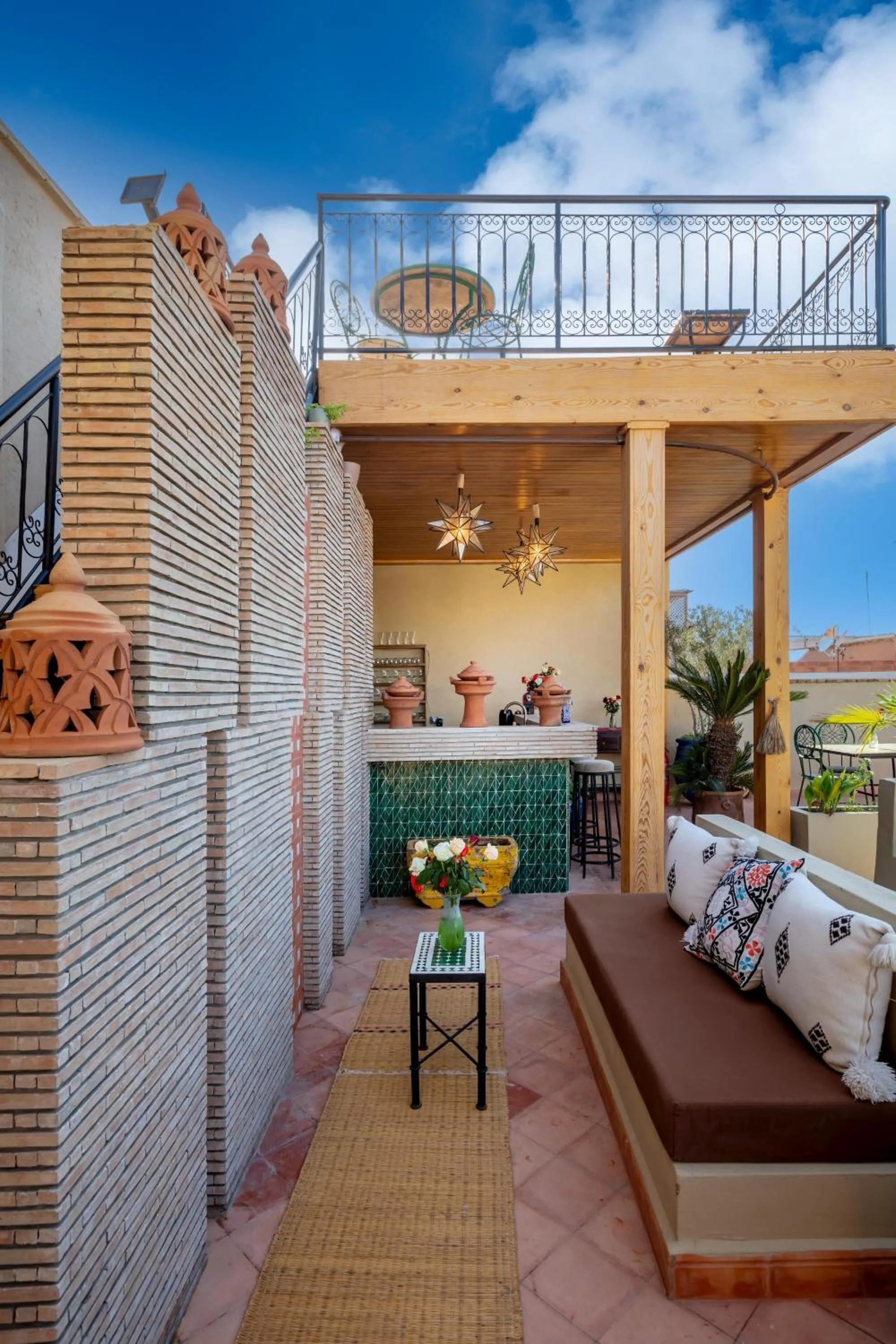 Patio in Riad Fleur d'Orient