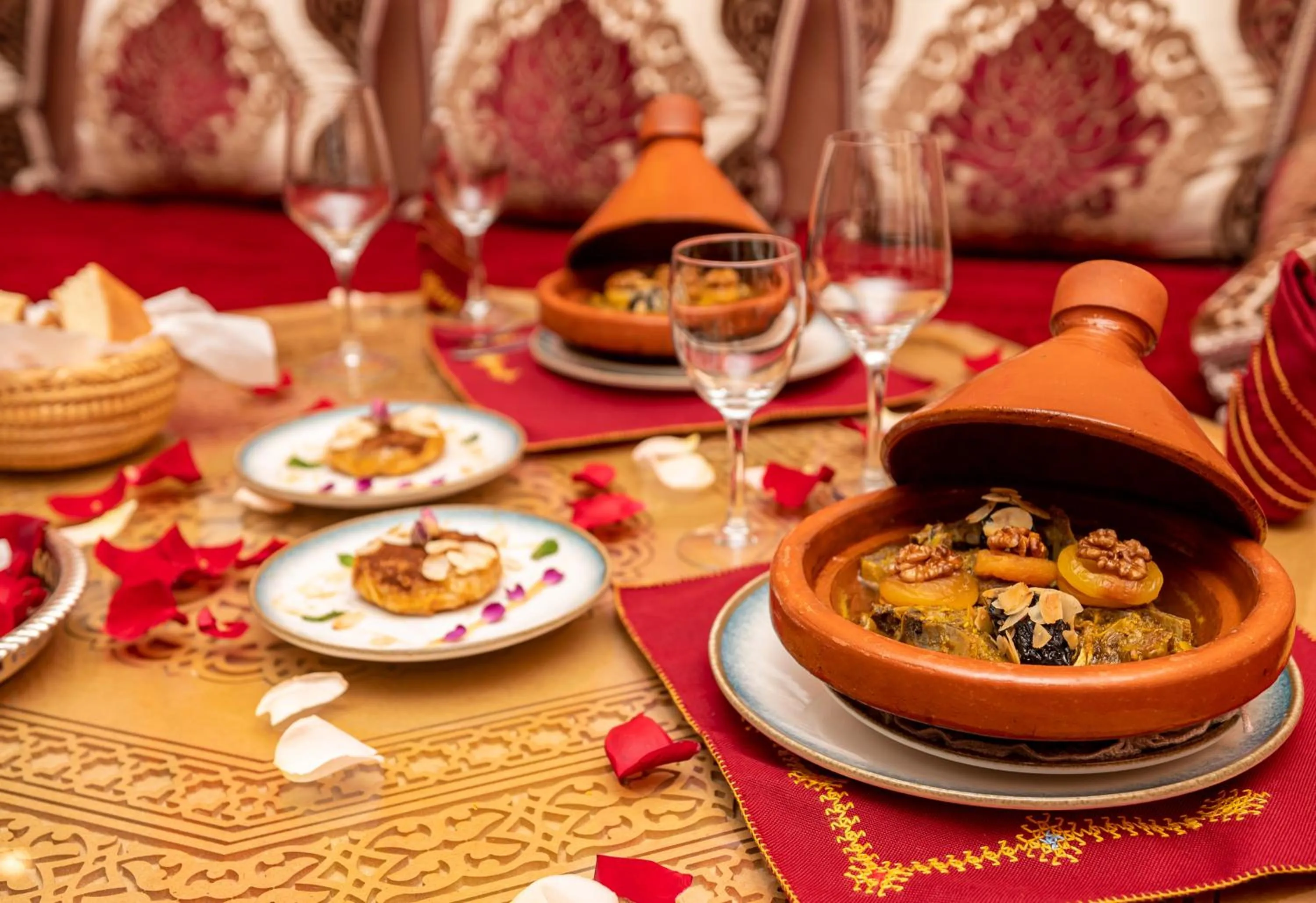 Dinner in Riad Fleur d'Orient