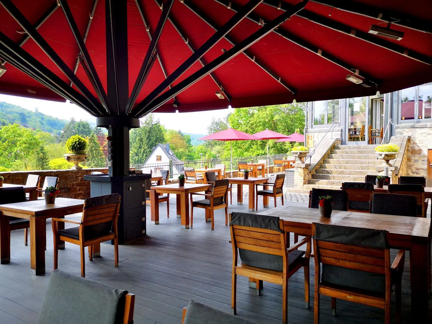 Balcony/Terrace in Schloss Hotel Burgbrohl