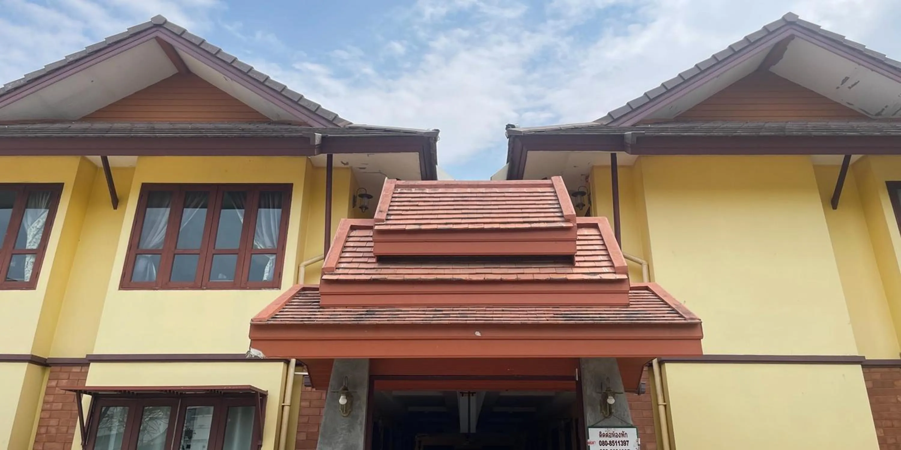 Property building in Yellow Tique Hotel