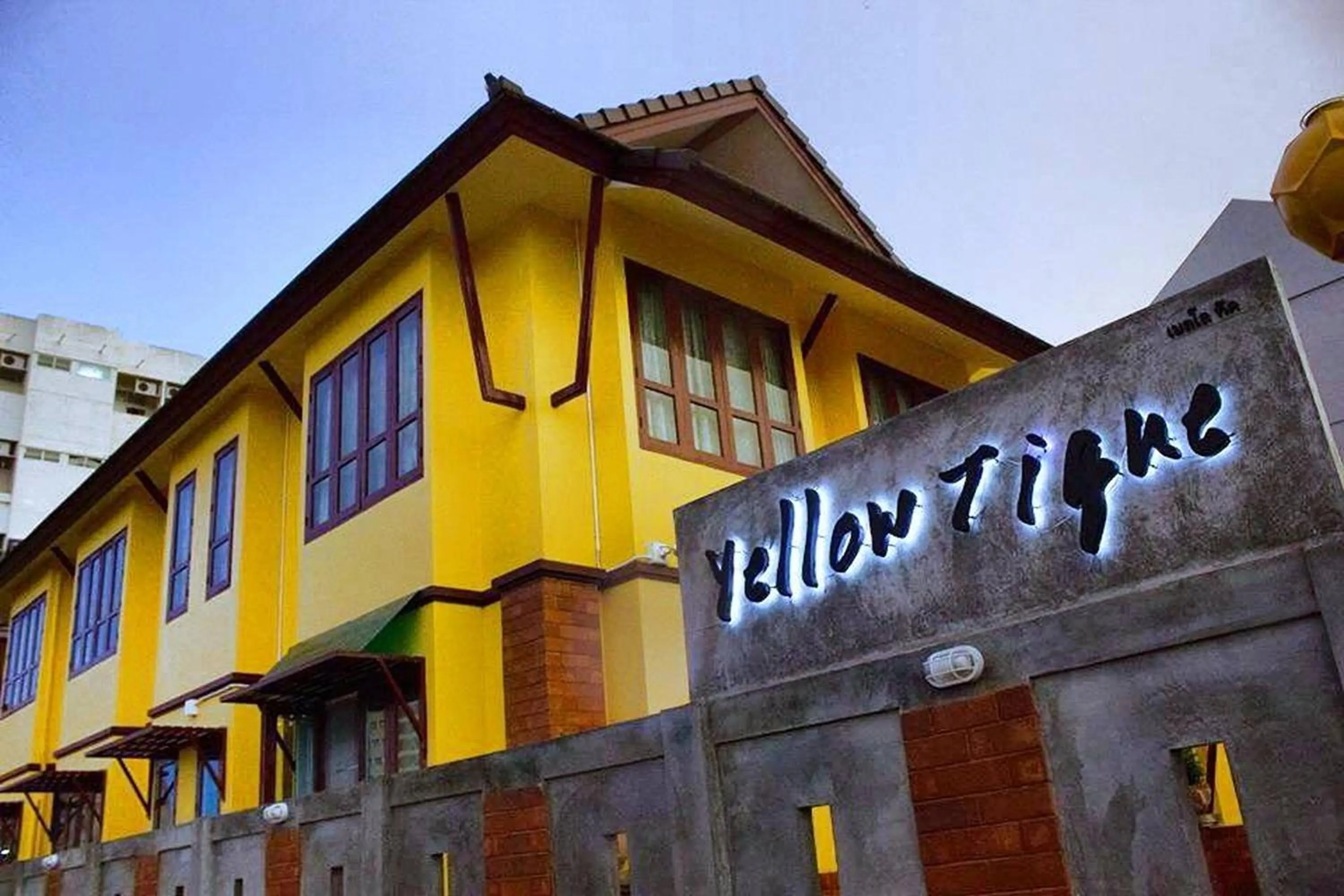 Property building in Yellow Tique Hotel
