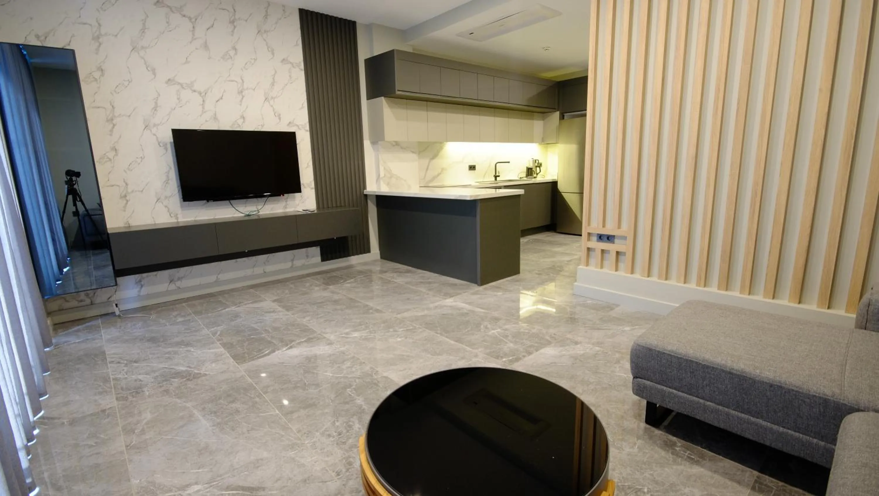 Seating area in Bodrum Ada Apart Otel Turgutreis