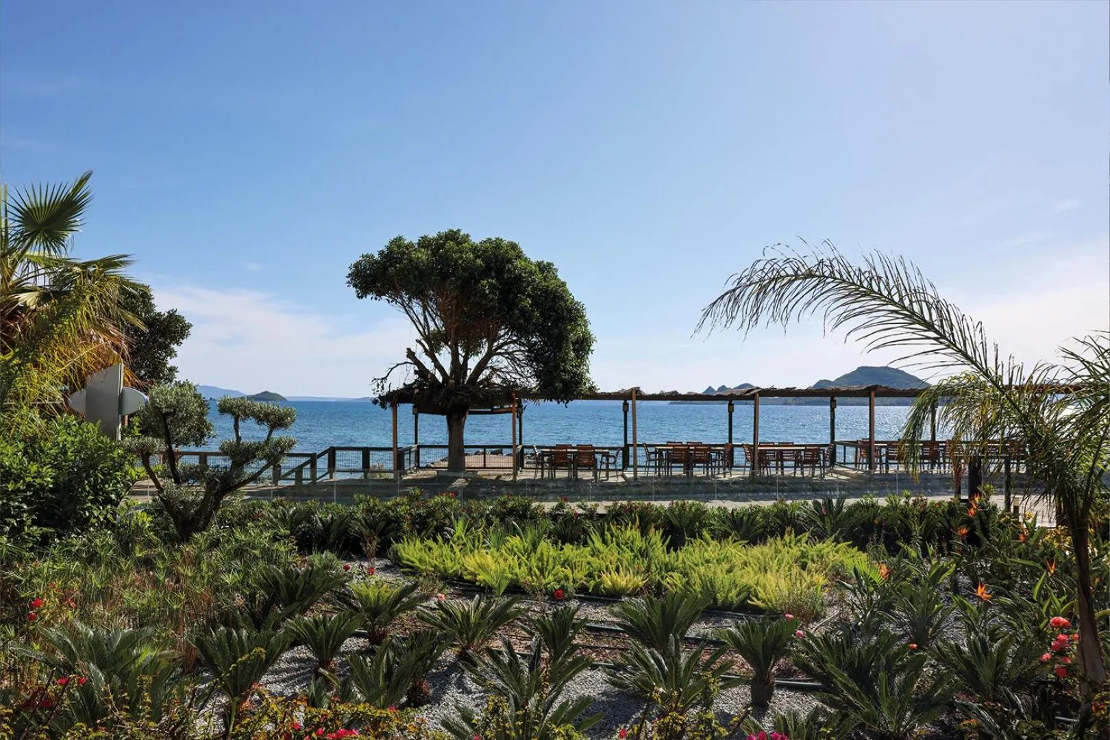 Garden in Bodrum Ada Apart Otel Turgutreis